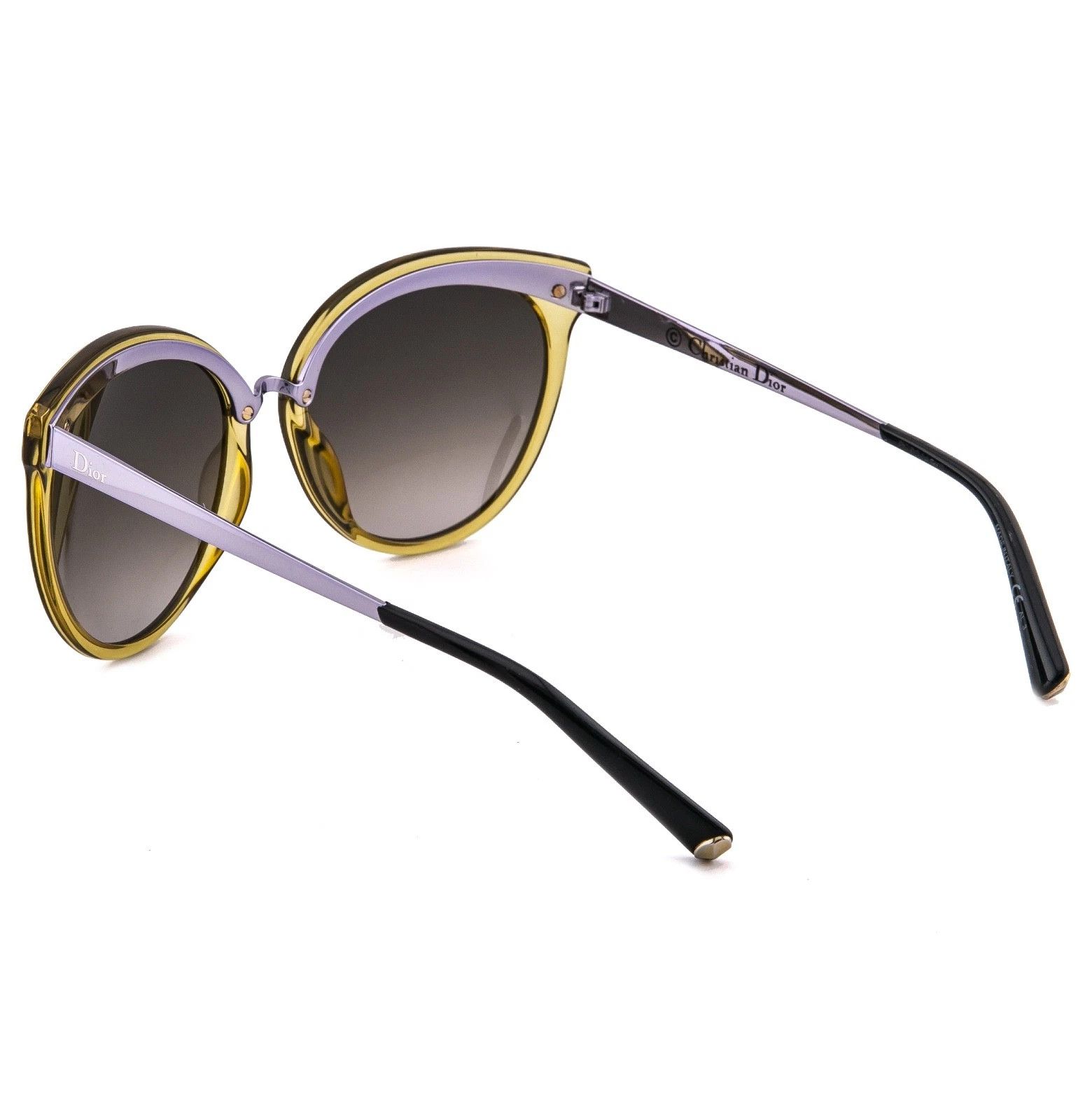 Christian Dior Monsieur CHRISTIAN DIOR Frozen 1 Transparent Yellow Lilac Sunglasses Size ONE SIZE - 2 Thumbnail