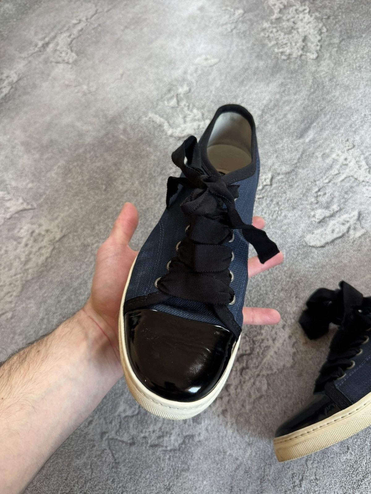 Lanvin Lanvin 40size casual luxury low top sneakers shoes Size US 7 / EU 40 - 5 Thumbnail