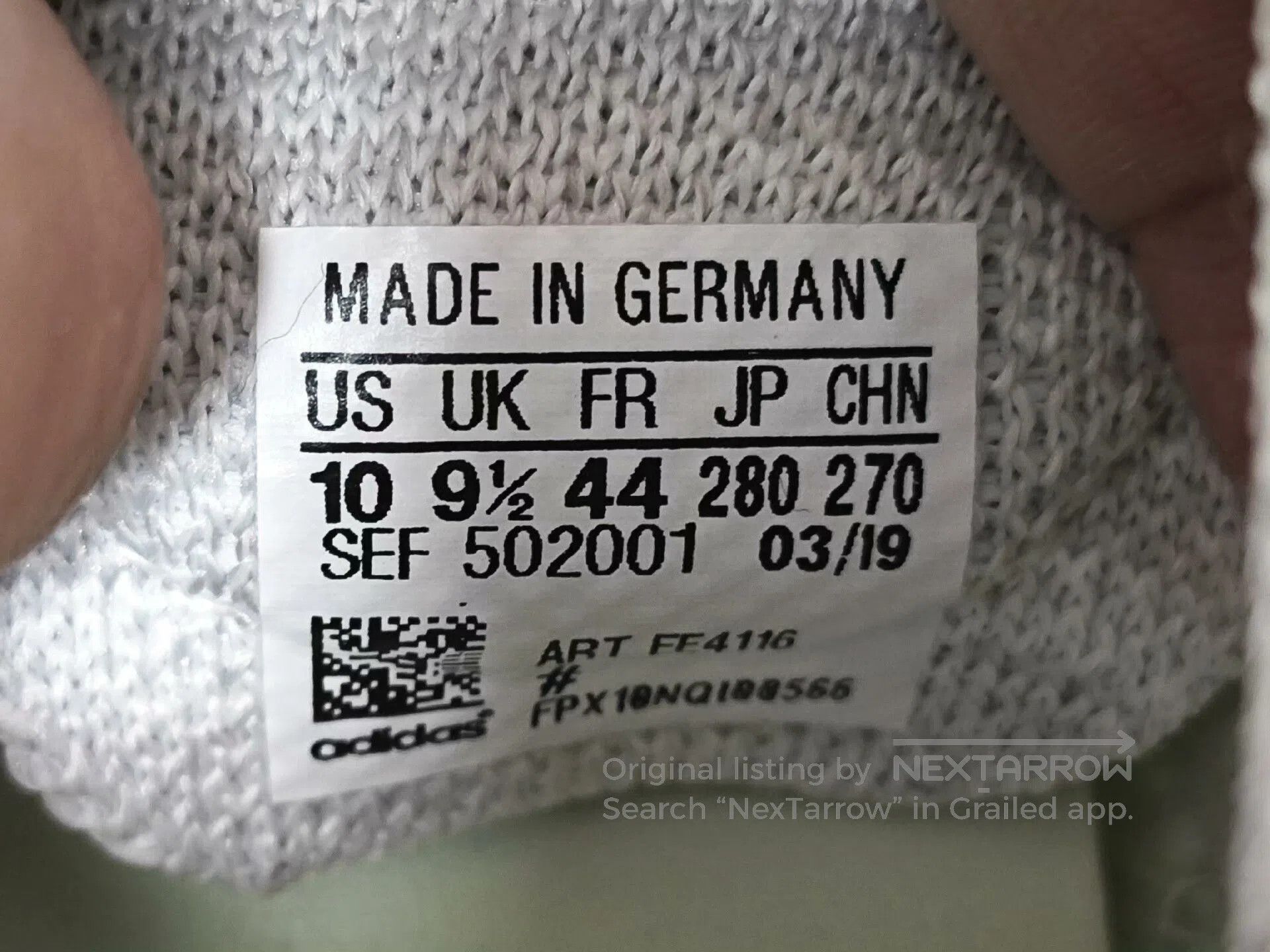 Adidas ADIDAS CONSORTIUM RUNNER MID 4D. Size US 10 / EU 43 - 5 Thumbnail