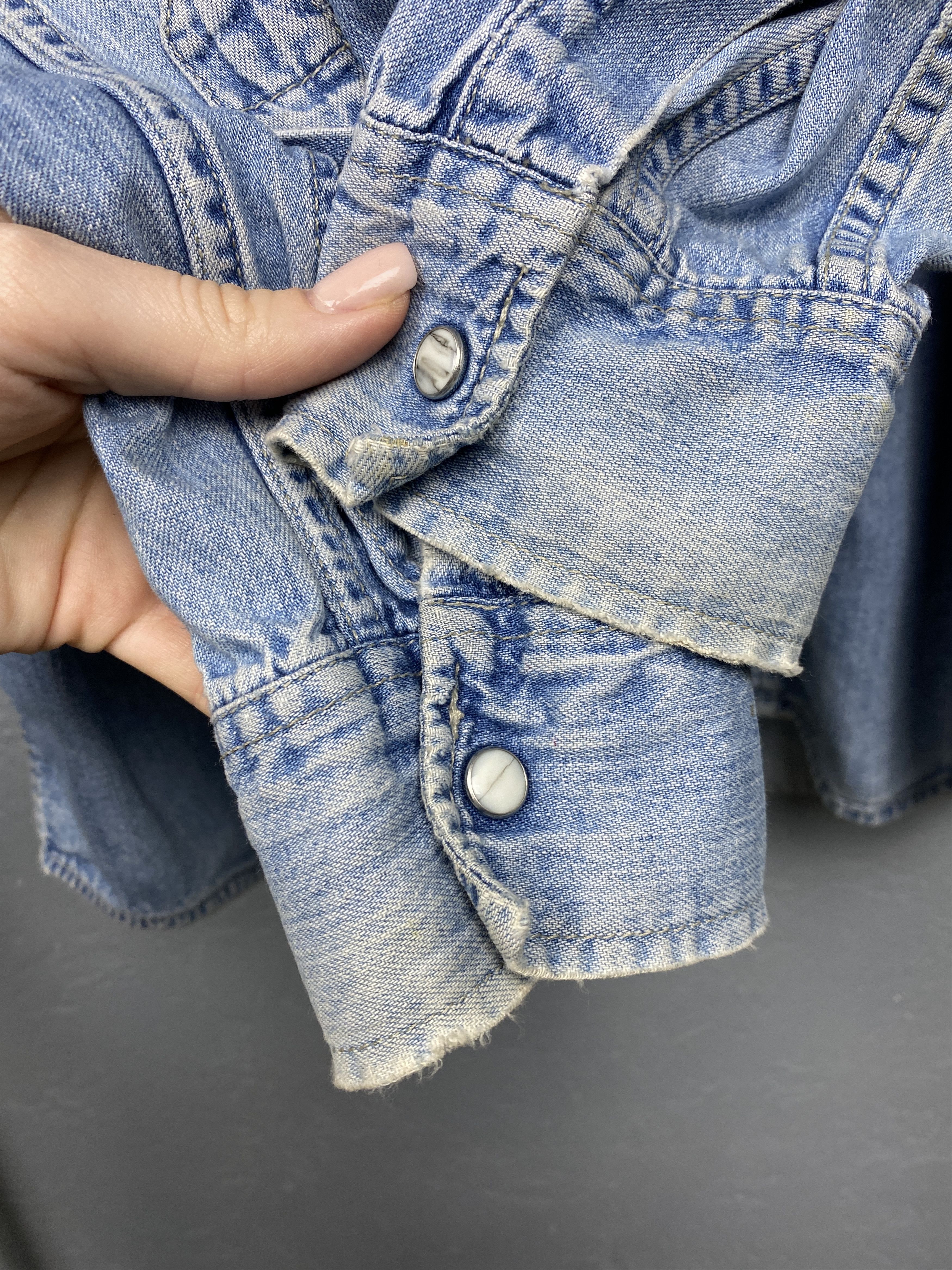 Levi's × Levi's Vintage Clothing × Vintage Levi's 90s Vintage Mens Denim Shirt Jeans Size US M / EU 48-50 / 2 - 6 Thumbnail