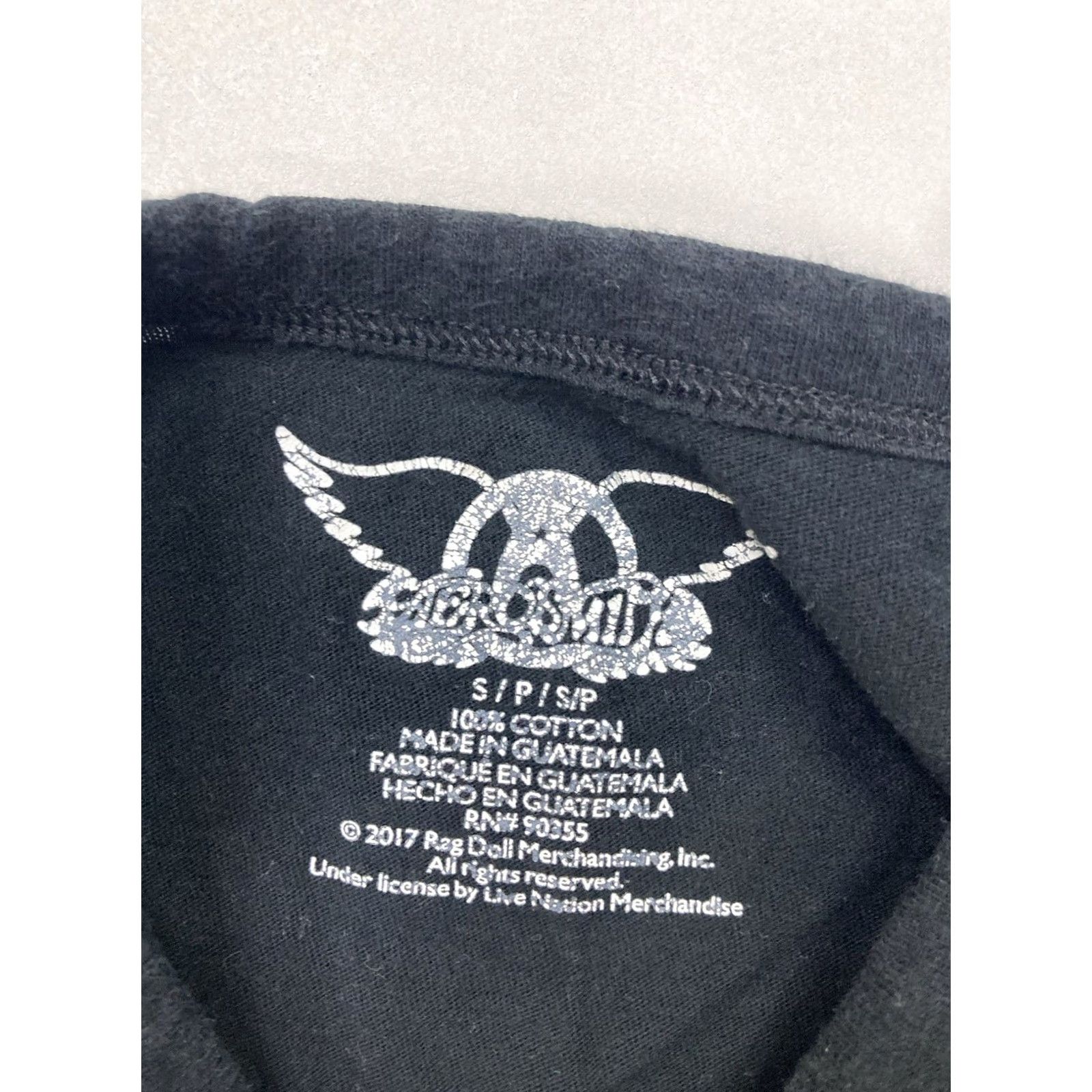 Aerosmith Aerosmith Back In The Saddle Crop Graphic T-shirt Women Small Black Music, T-Shirt, Cropped, Small, Black, Women, Aerosmith, Music, Retro, Colorful Size S / US 4 / IT 40 - 4 Thumbnail