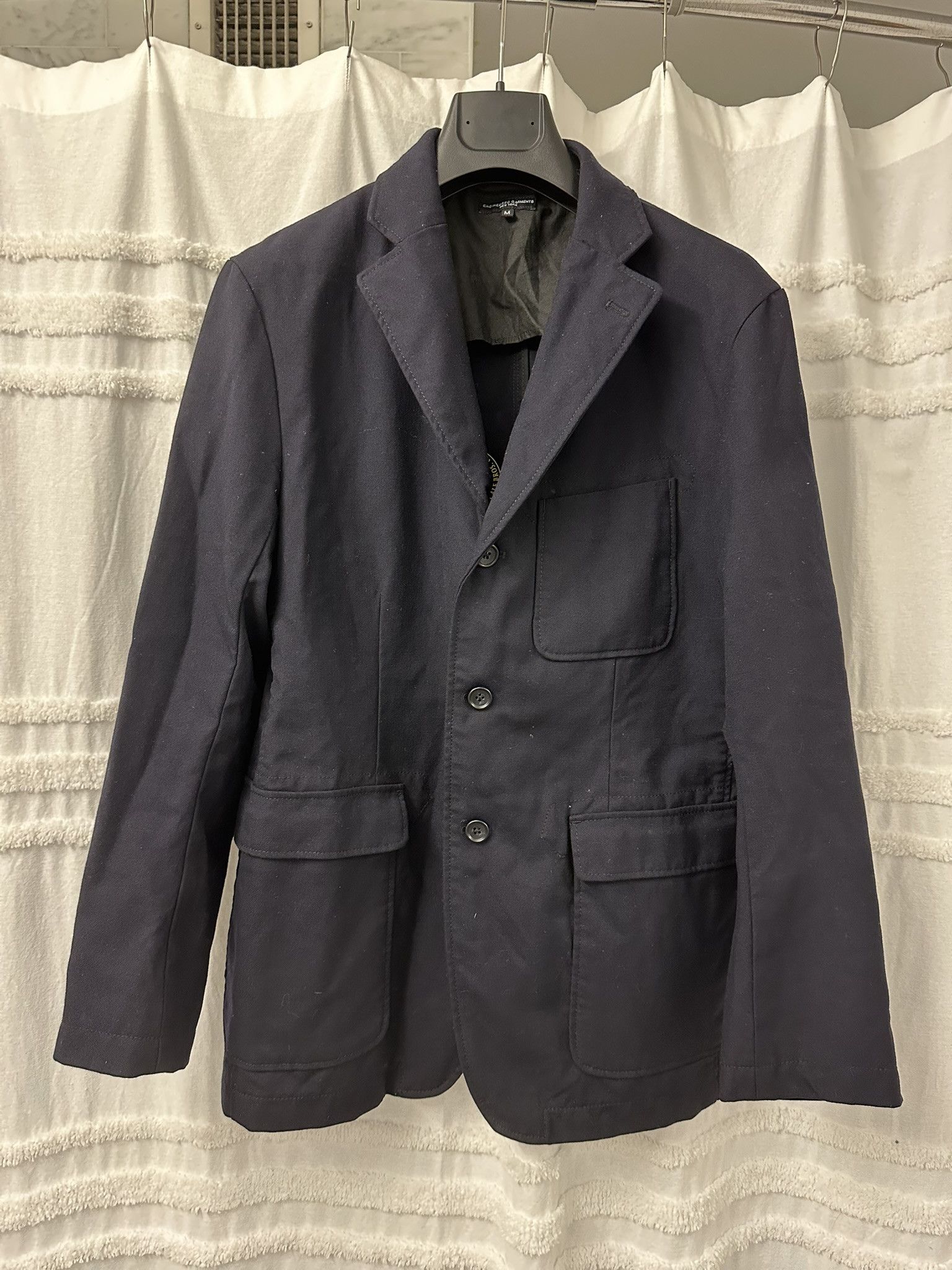 Engineered Garments Serge Jacket 24FW) LL JACKET DARK NAVY WOOL