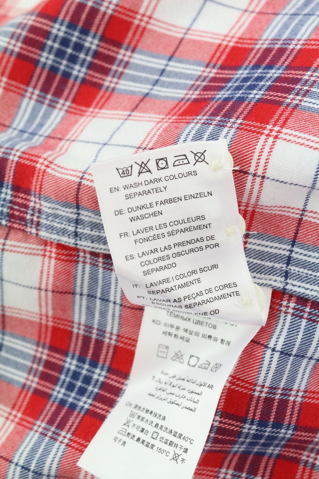 Gant FLANNEL CHECK EU34 Button-Down Colourful Shirt 84988 Size XS / US 0-2 / IT 36-38 - 9 Thumbnail
