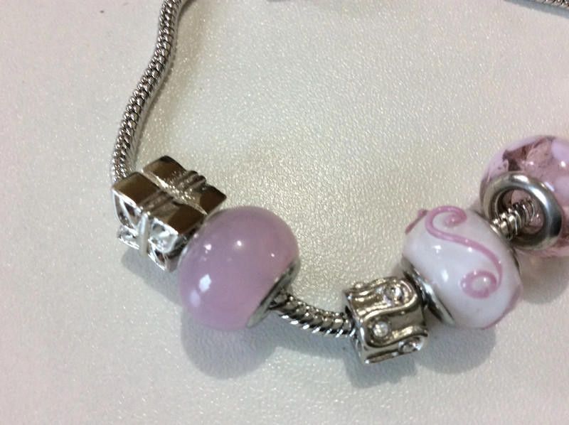Designer lovely pink beads making bracelet for her Size ONE SIZE - 3 Thumbnail