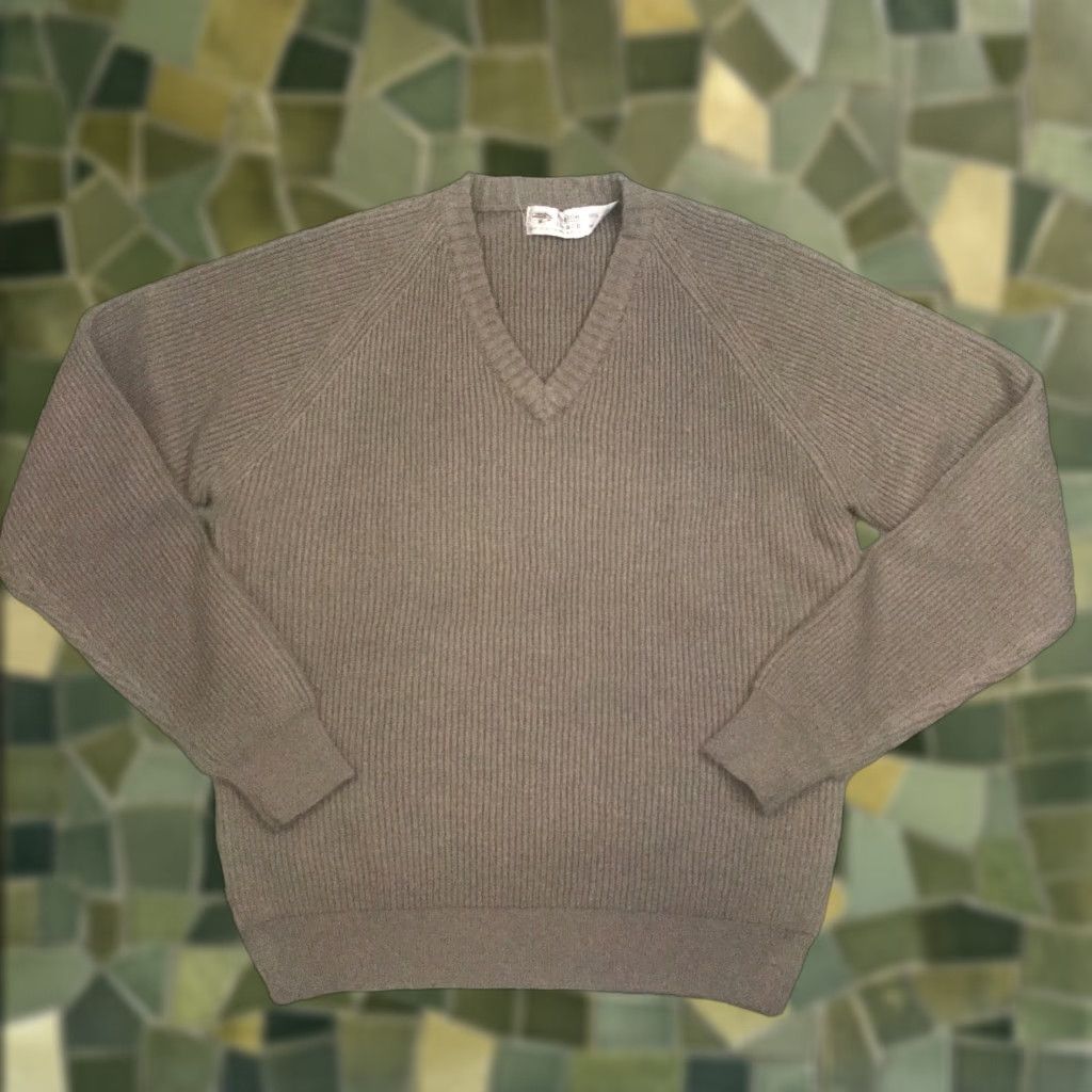 Vintage VINTAGE Pebble Beach SweatEr Mens Large Brown V-Neck Long Sleeve Pullover Size US L / EU 52-54 / 3 - 1 Thumbnail