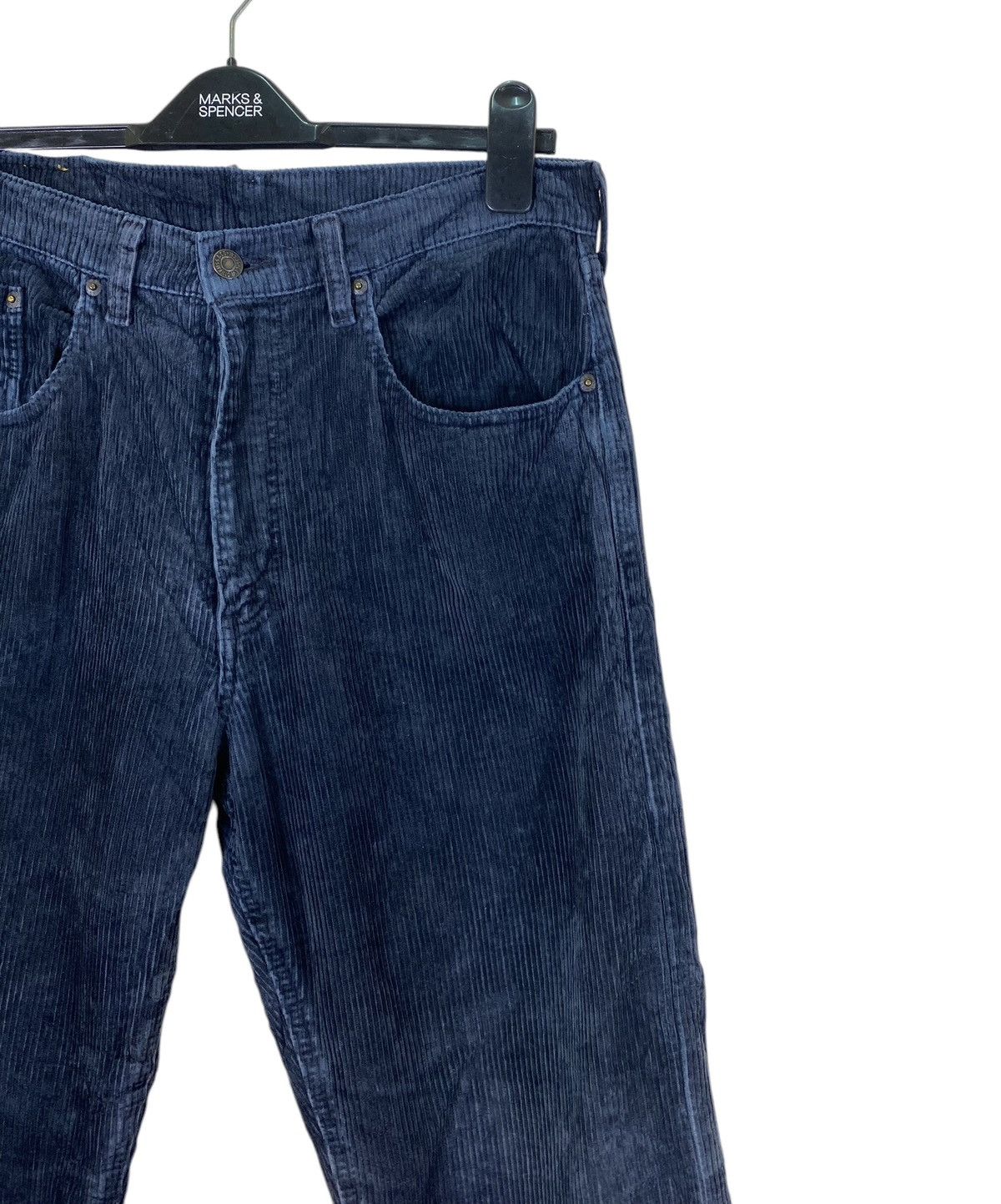 Levi's × Levi's Vintage Clothing Vintage Levis White Tab Blue Corduroy Pants Size US 33 - 4 Thumbnail