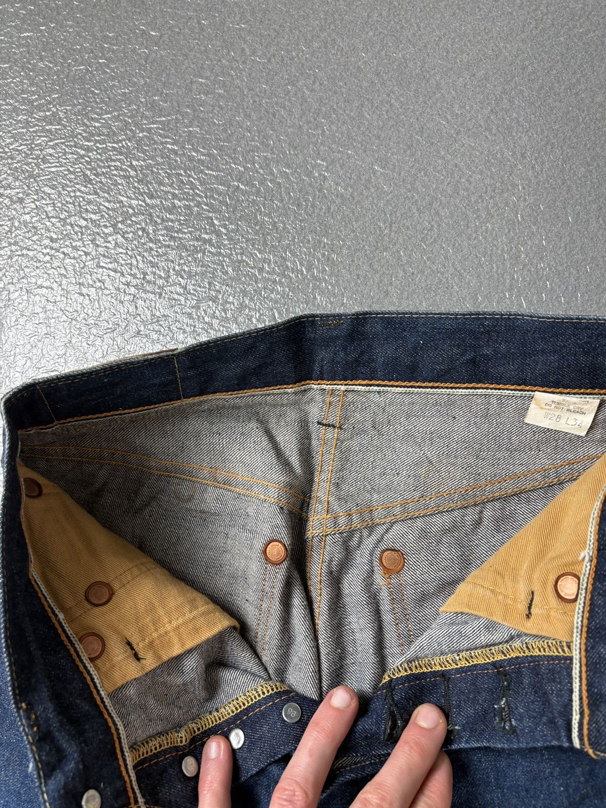 Sugar Cane Sugarcane Archive Selvedge Straight Leg Jeans Indigo Size US 28 / EU 44 - 7 Thumbnail