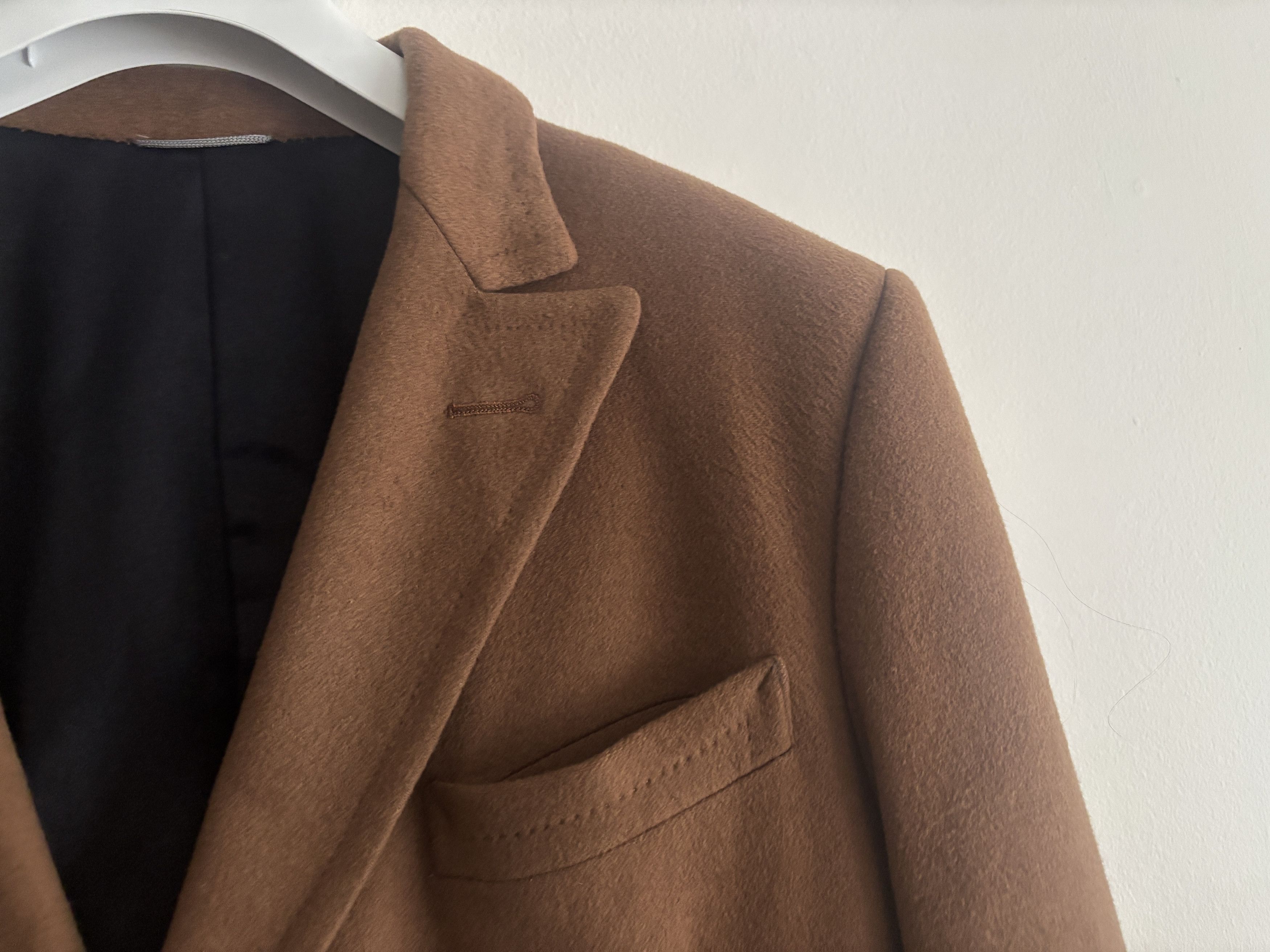 Other $1400 Bespoke Camel Cashmere Overcoat/ Top Coat - 38-40/ M-L Size US M / EU 48-50 / 2 - 3 Thumbnail