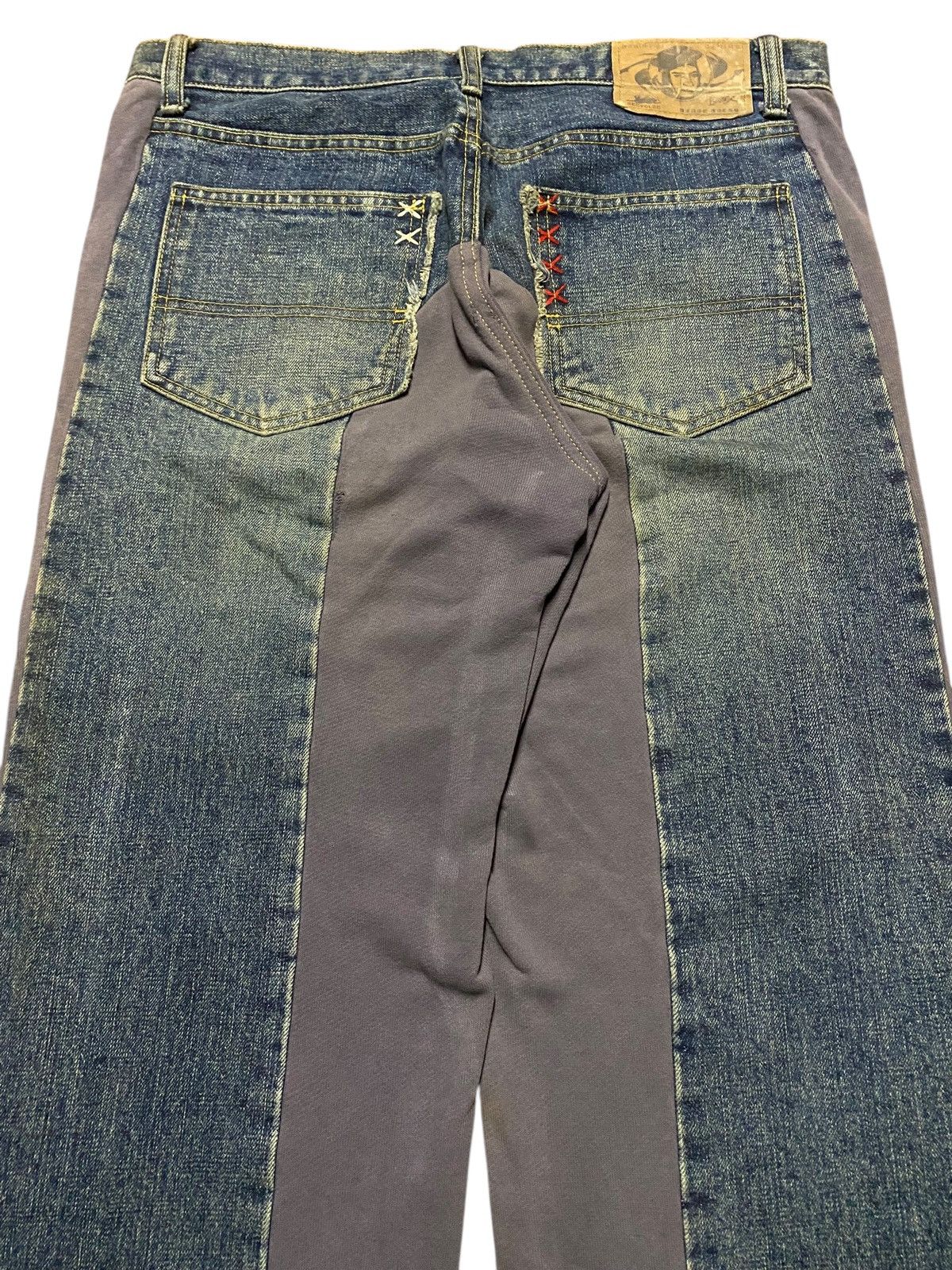 Kapital Rare Japanese Ozone Rock Brand Mud Wash Baggy Jeans Size US 34 / EU 50 - 4 Thumbnail