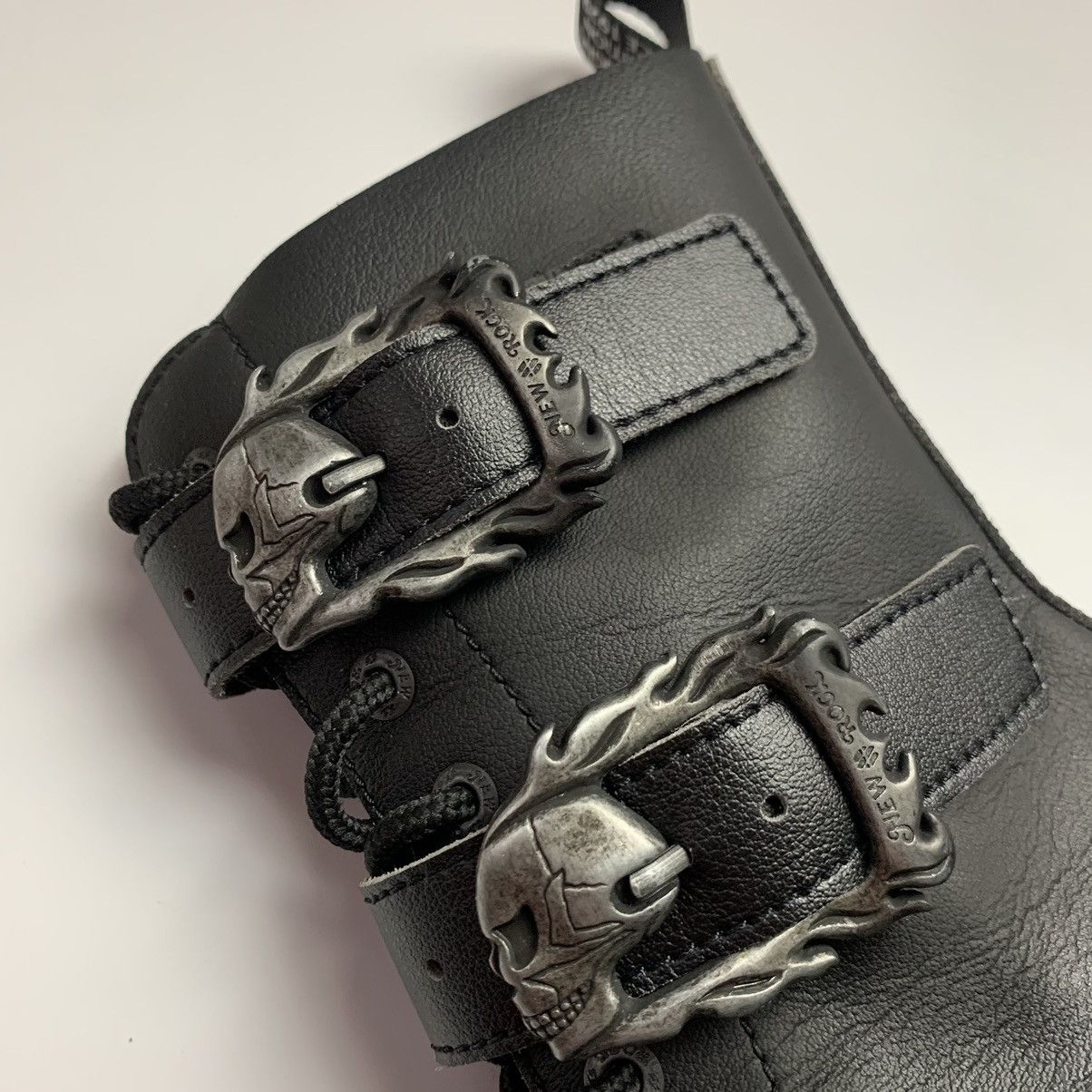 New Rock New Rock Reactor Punk Leather Skull Boots Size US 9 / EU 42 - 11 Thumbnail