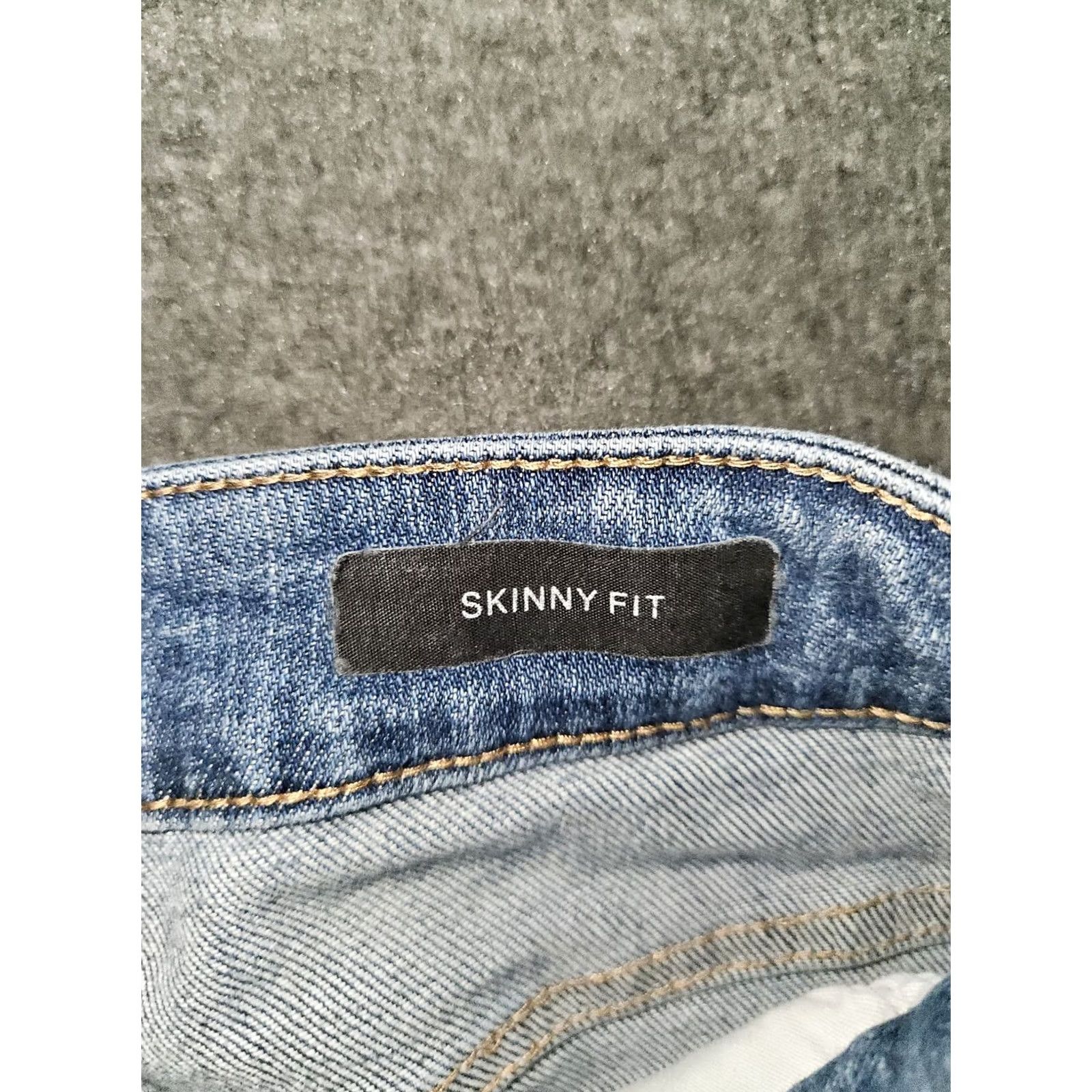 Vintage Judy Blue Skinny Jeans Women's 3 Regular Mid Rise Ankle Denim Stretch Pockets Blue Preppy City 26.5 Inseam Size 26" / US 2 / IT 38 - 3 Thumbnail