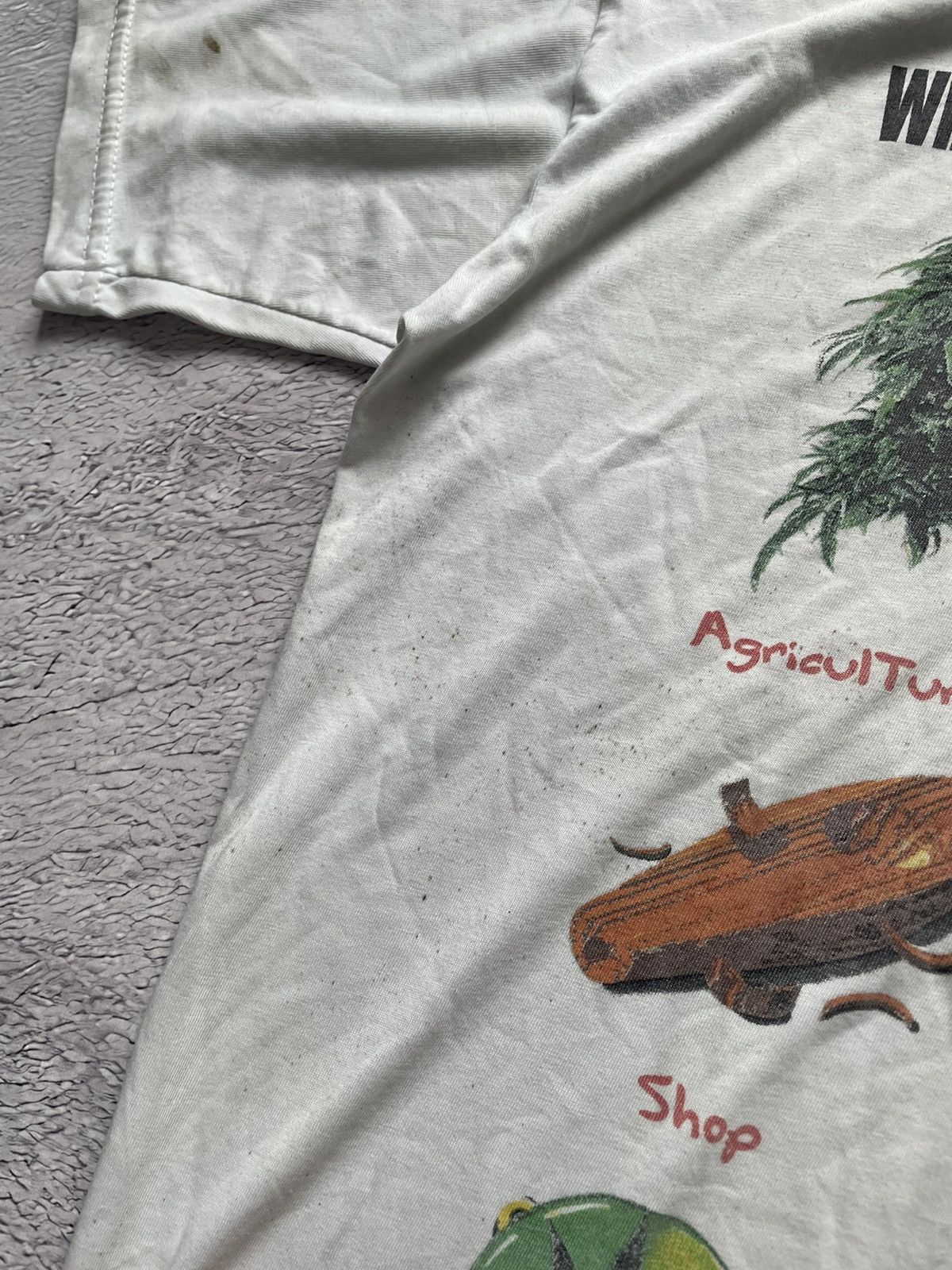 Vintage Vintage Tee «What I Really Learned In School» 90’s Rare Size US M / EU 48-50 / 2 - 11 Thumbnail
