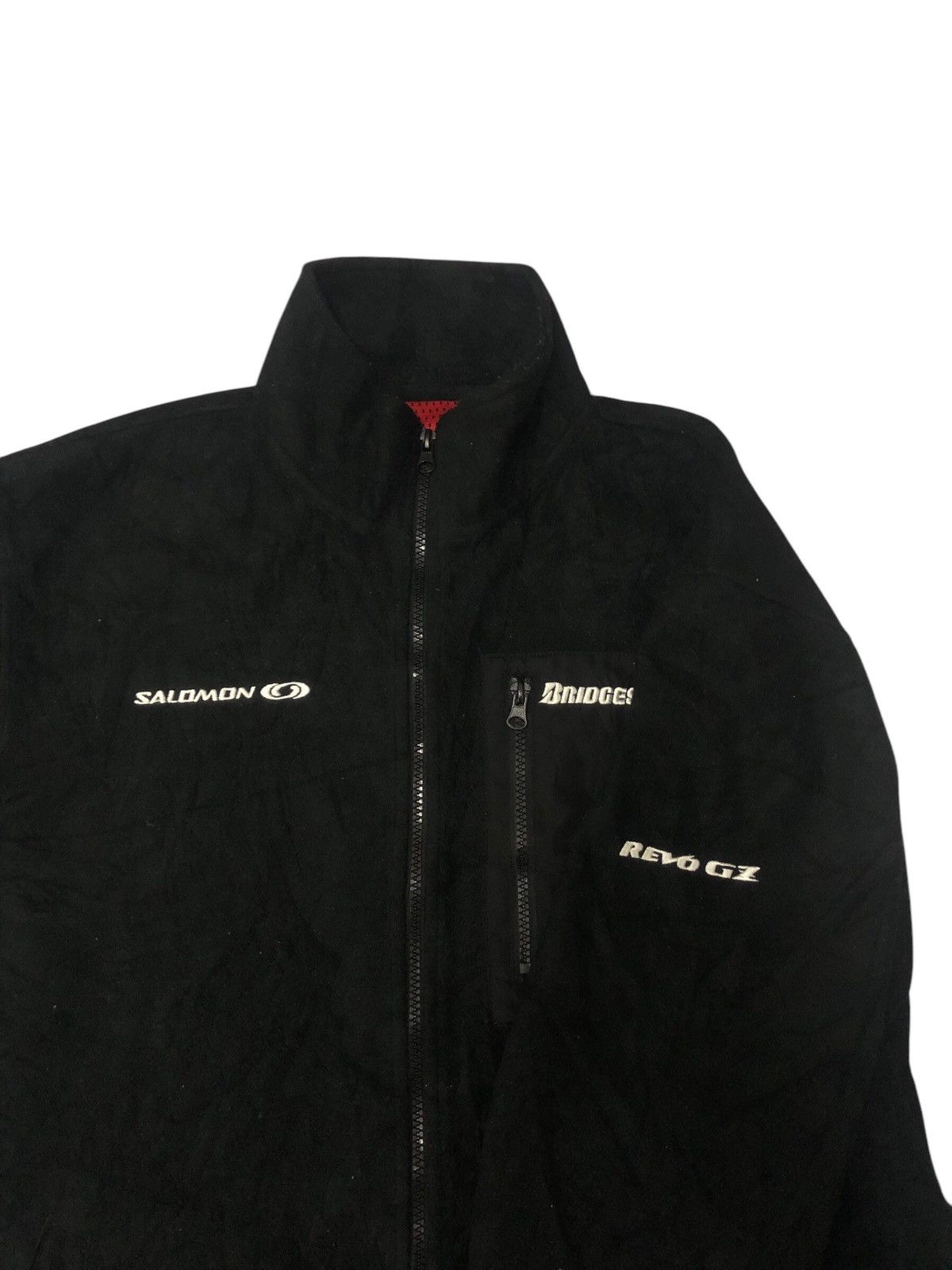 Japanese Brand × Salomon × Vintage Vintage Bridgestone X Salomon X Blizzak fleece jacket Size US XL / EU 56 / 4 - 4 Thumbnail