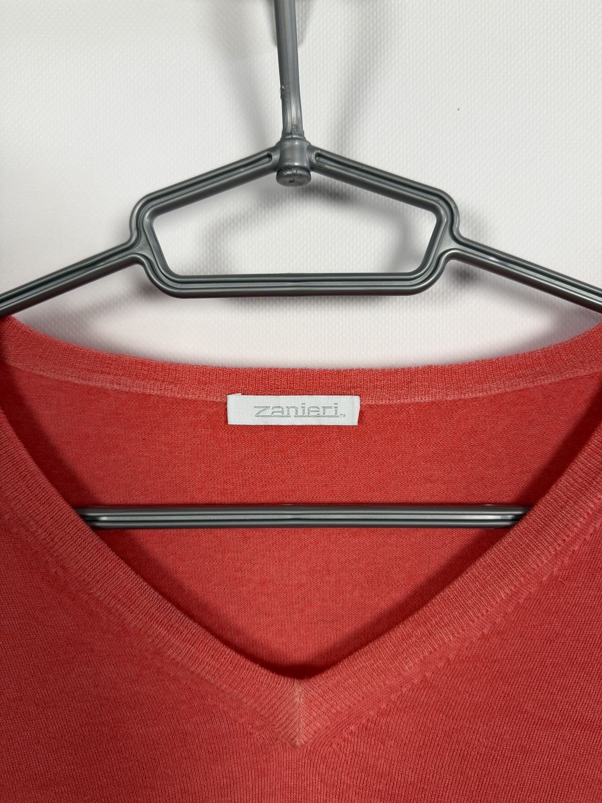 Zanieri Zanieri V-Neck Sweater Wool Cashemere Pullover Italy Sz M/50 Size US M / EU 48-50 / 2 - 6 Thumbnail