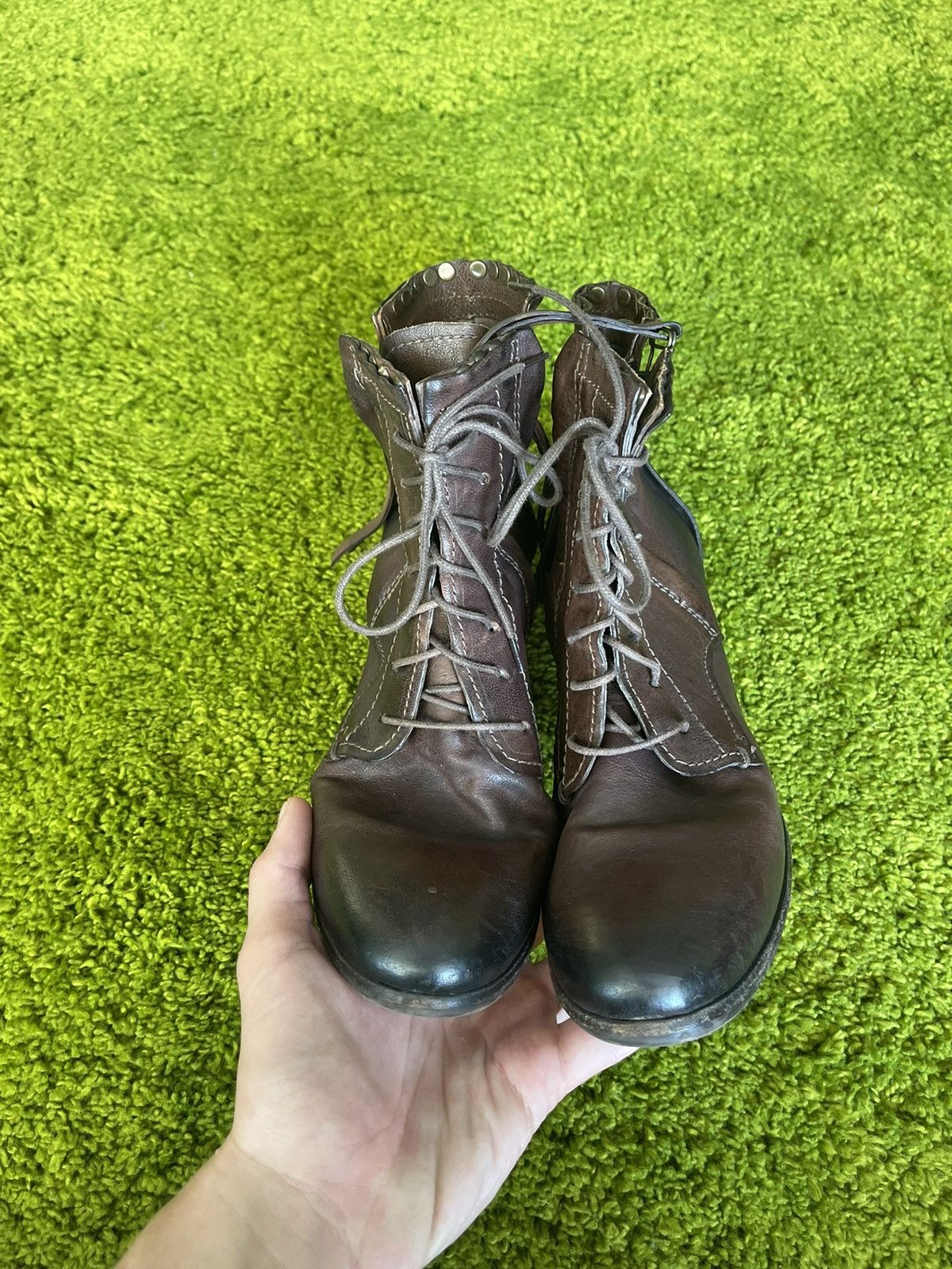 A.S.98 × Designer Airsteps avant garde real leather boots Size US 10 / IT 40 - 6 Thumbnail
