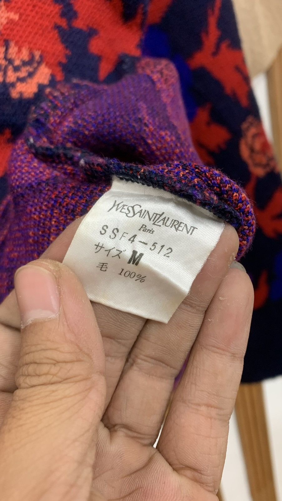 Designer × Saint Laurent Paris × Yves Saint Laurent Yvessaintlaurent Knitwear Size M / US 6-8 / IT 42-44 - 4 Thumbnail