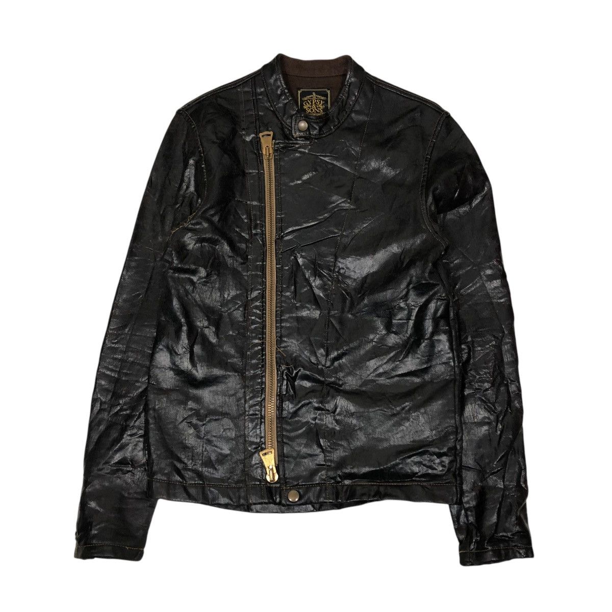 🔥VINTAGE SOFT LEATHER BIKER JACKET GYPSY & SONS JAPAN