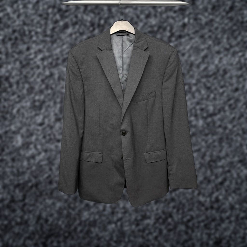 Ralph Lauren Ralph Lauren Black Label Mens Wool Blazer Jacket 54 (L) Slim Fit Gray - Blazer - Men - 54 - Wool - Two-Button, Four-Button - Vintage: No Size 54R - 1 Thumbnail