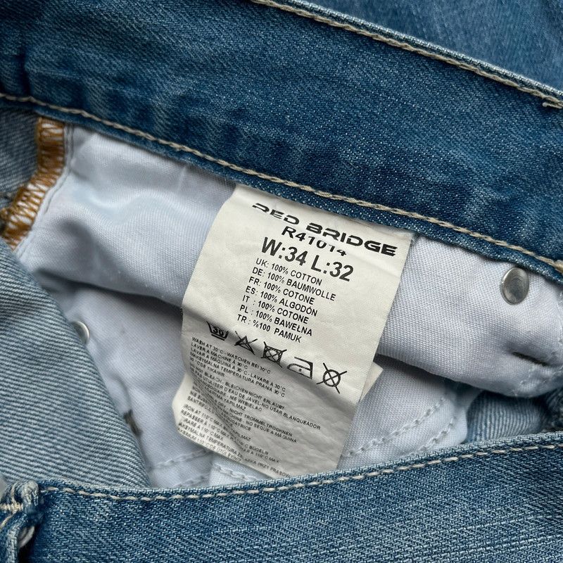 Affliction Red Bridge distressed denim jeans faded Size US 34 / EU 50 - 10 Thumbnail