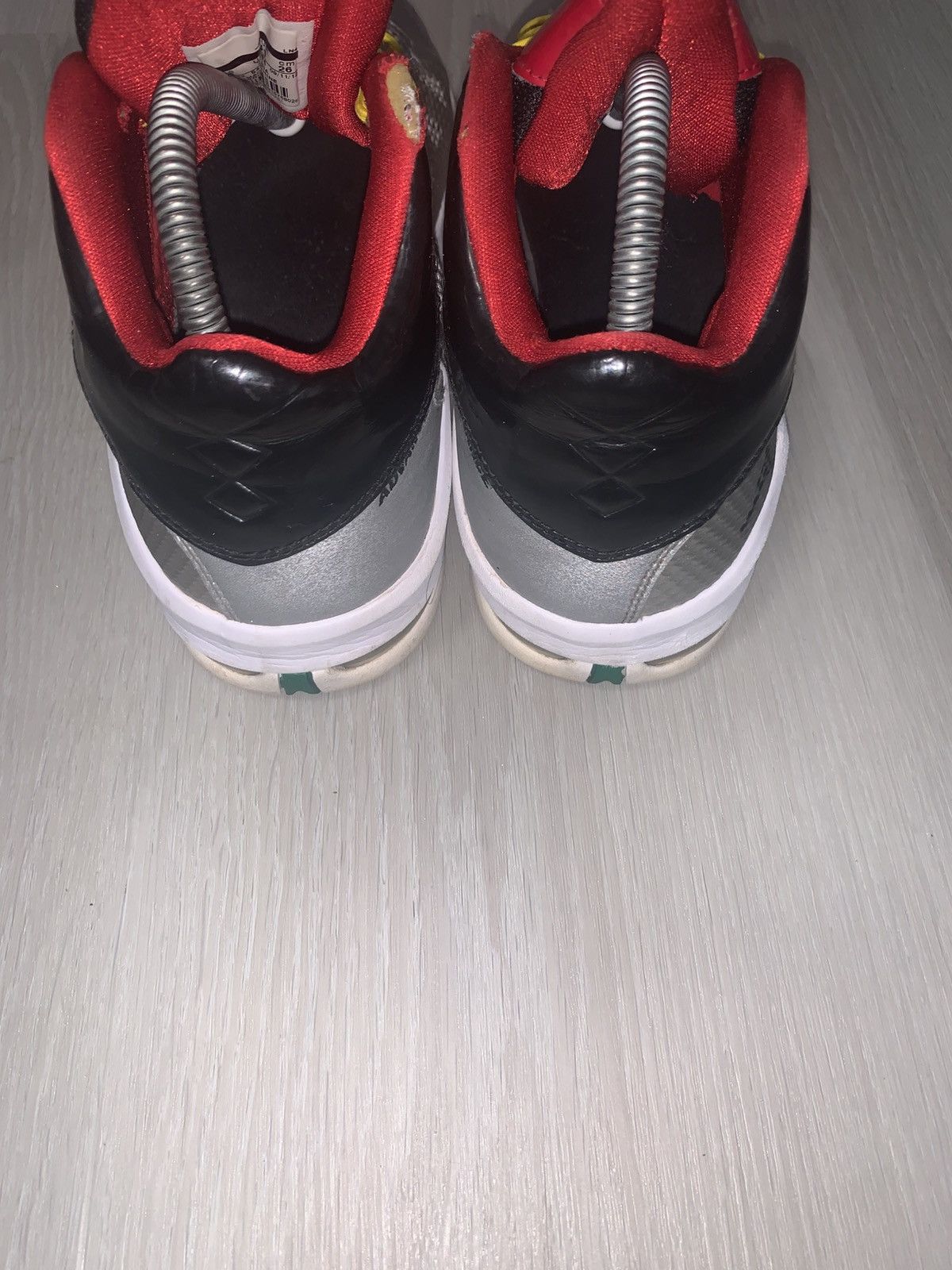 Jordan Brand × Nike Nike Air Jordan MELO M8 Advance Metallic GreenRed 542240-084 Size US 8 / EU 41 - 9 Thumbnail