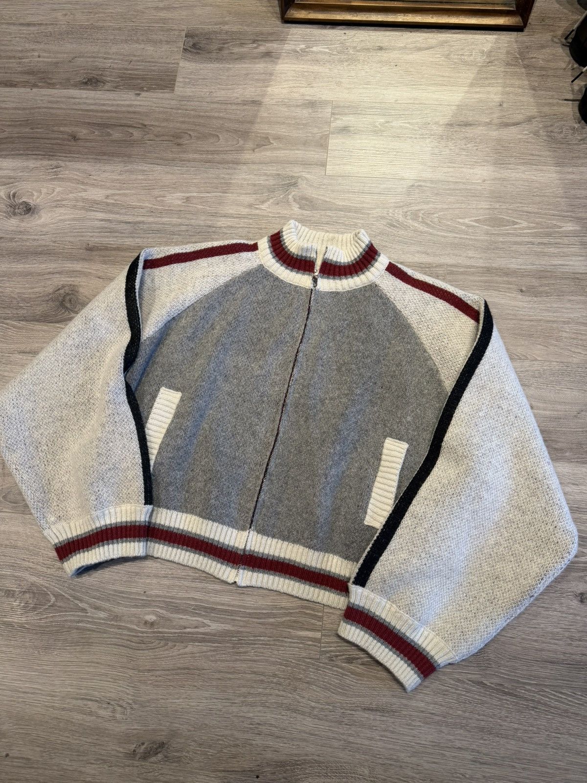 Jaded London jaded london Knitted Bomber Jacket Size US S / EU 44-46 / 1 - 1 Thumbnail