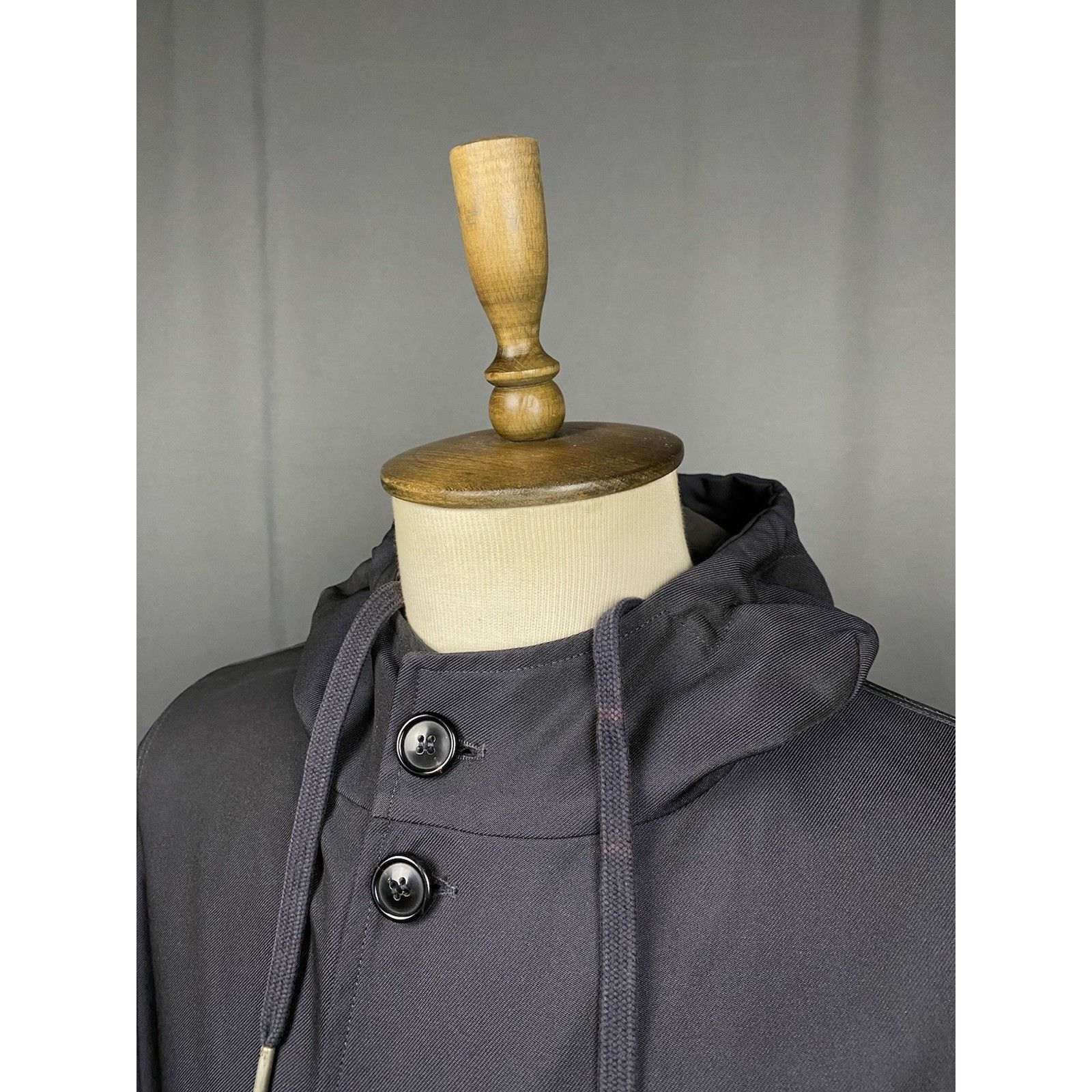 Our Legacy Our Legacy "Midnight Shimmer" Dark Blue Hooded Waterproof Pa Size US S / EU 44-46 / 1 - 9 Thumbnail