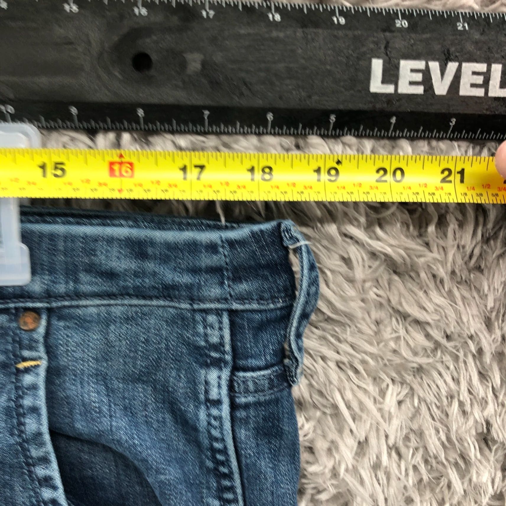 Denime Holding Horses Womens Bermuda Shorts Boy Pattern 5-Pocket Denim Dark Wash Mid Rise Blue Size 32 Jeans Size 24" / US 00 / IT 34 - 2 Thumbnail