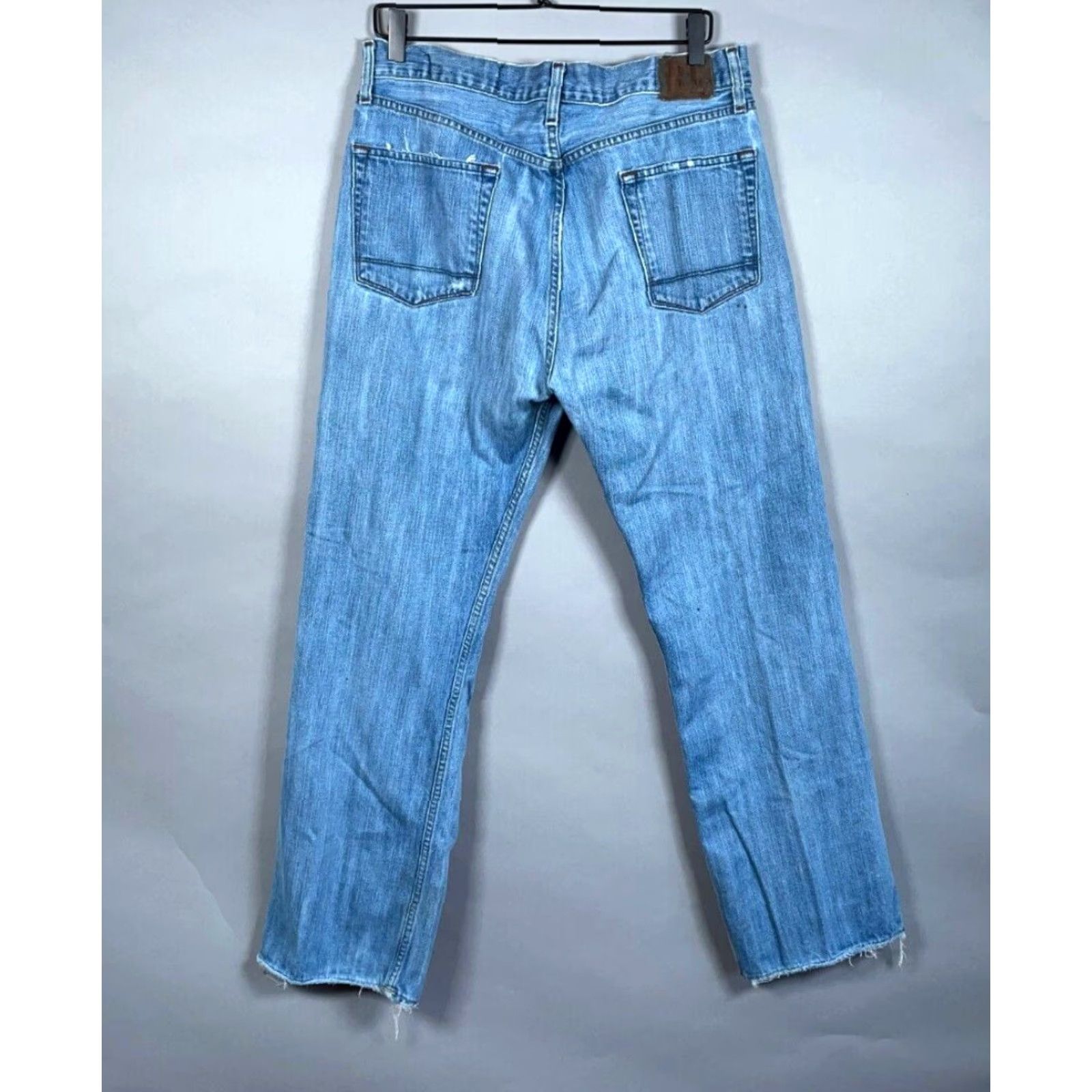 Polo Ralph Lauren VTG Polo Ralph Lauren Ashmore Straight Leg Jeans Men's 34 x 30 Blue Frayed Denim Size US S / EU 44-46 / 1 - 2 Thumbnail
