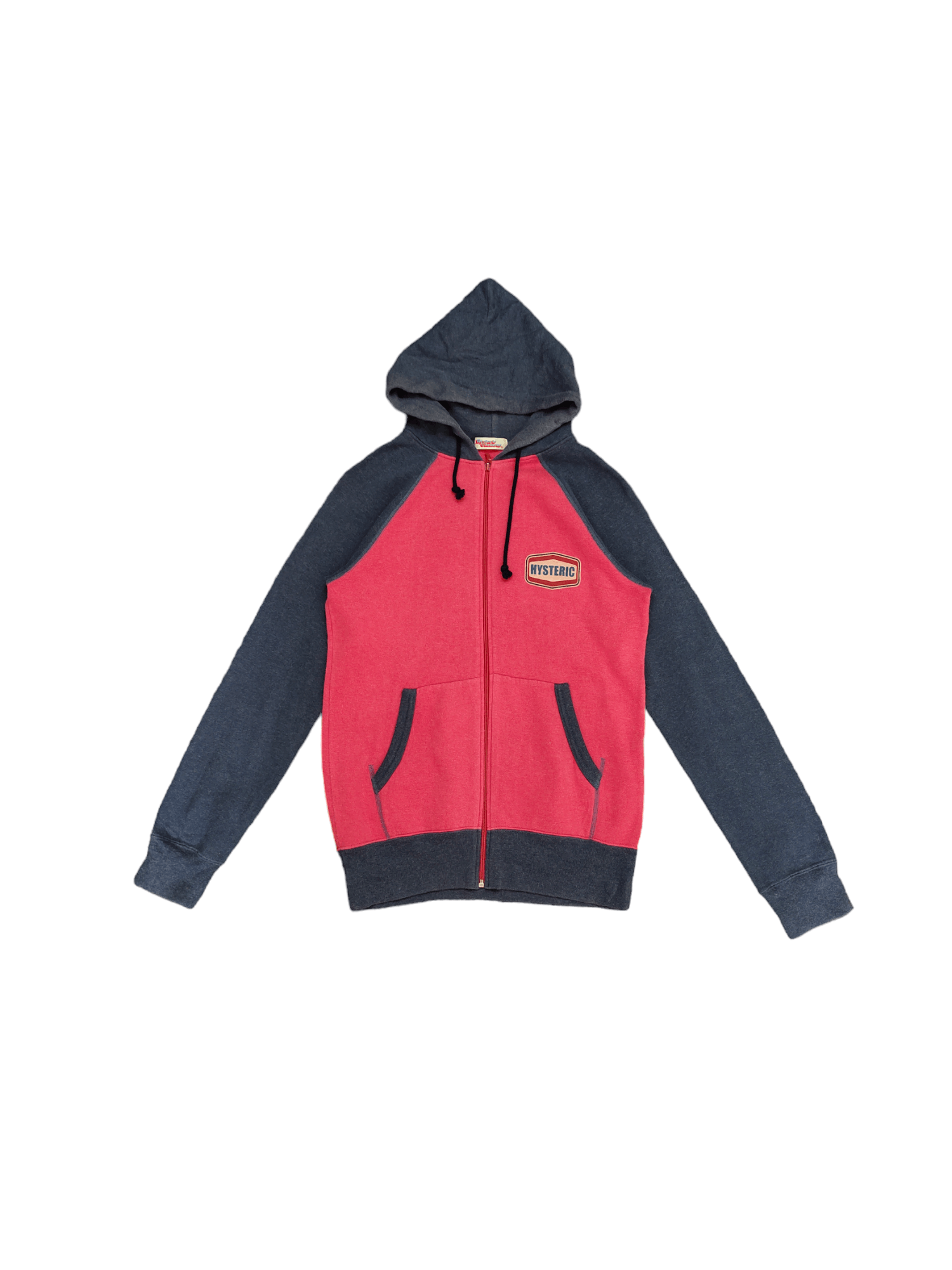 Hysteric Glamour Vintage 90s Hysteric Glamour Logo Special Raglan Hoodies Size US S / EU 44-46 / 1 - 3 Thumbnail