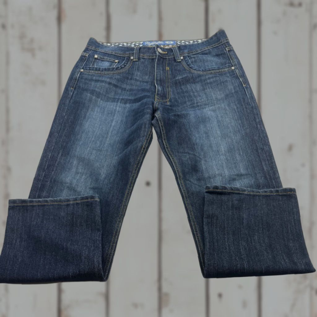 Denime Huntington Beach Club Jeans Mens 36x32 Blue Denim Jeans Straight 5-Pocket Regular Waist 36 Inseam 32 Mens Clothing Beach Theme Size US 36 / EU 52 - 1 Thumbnail