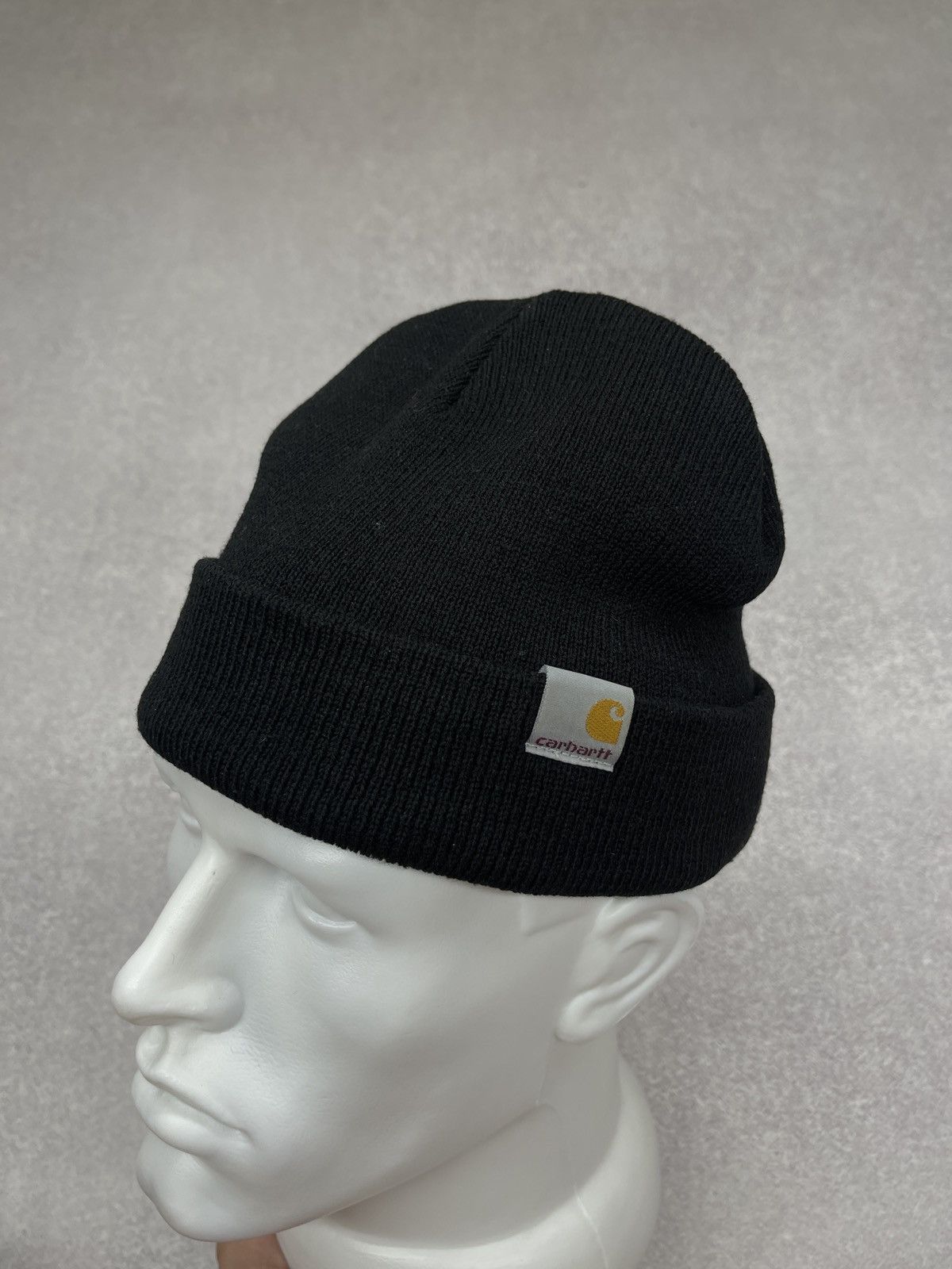 Carhartt Mens Carhartt Stratus Beanie Hat Low Black Size ONE SIZE - 1 Thumbnail
