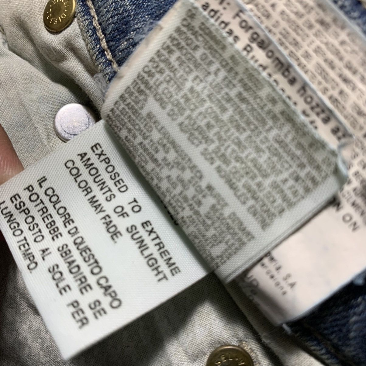 Diesel Diesel Adidas Distressed Faded Jeans Size US 26 / EU 42 - 13 Thumbnail