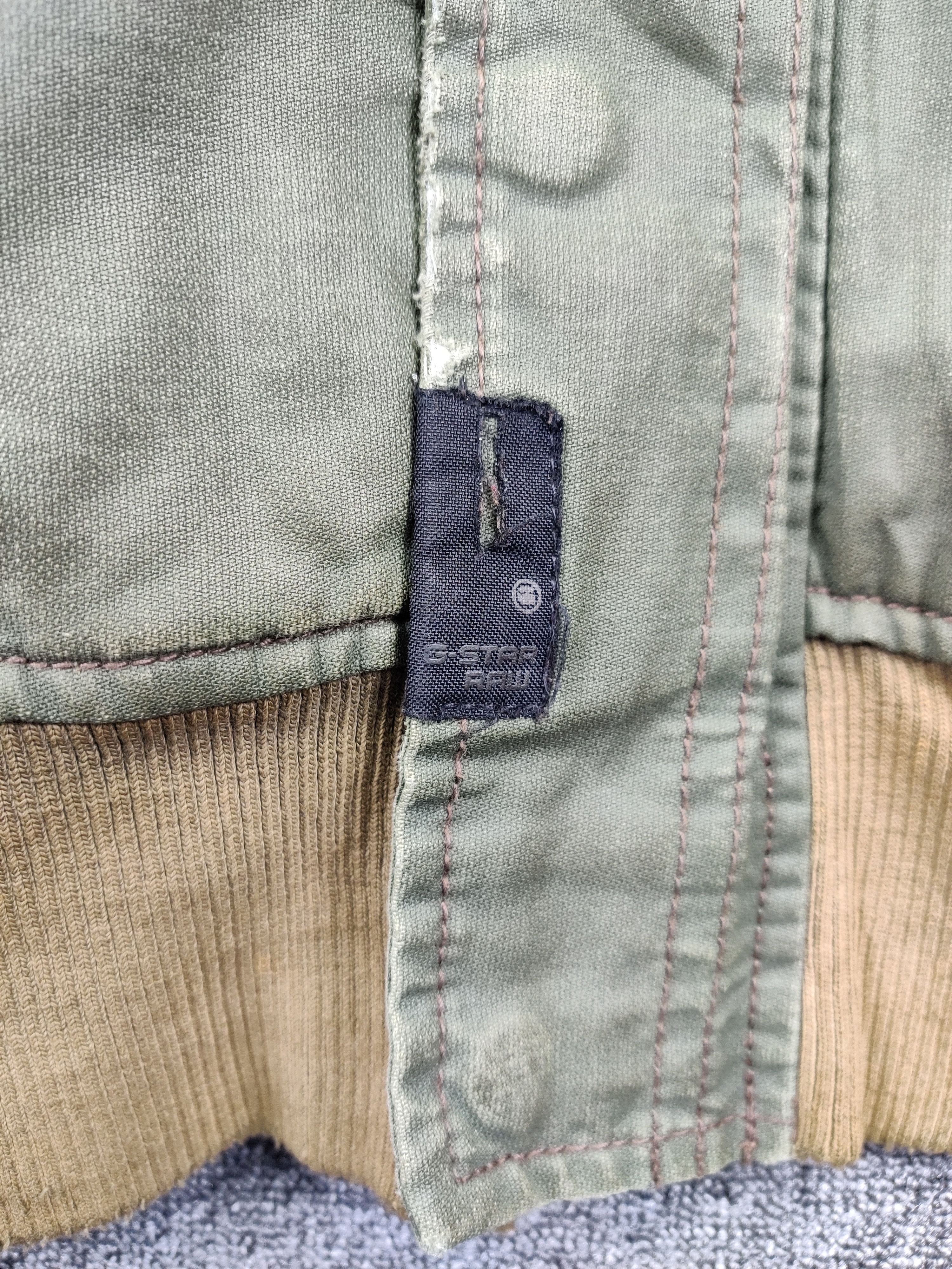 G-Star Vintage G Star Raw 3301 Military Fur Jacket Olive Green Size US L / EU 52-54 / 3 - 9 Thumbnail