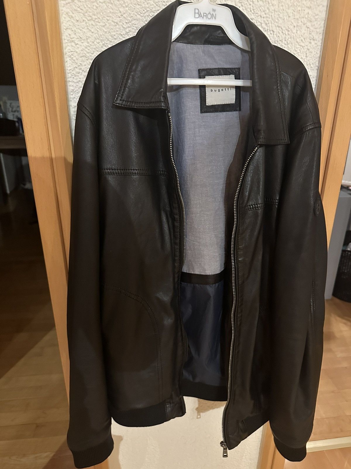 image of Leather Jacket Bugatti in Black, Men's (Size Large)