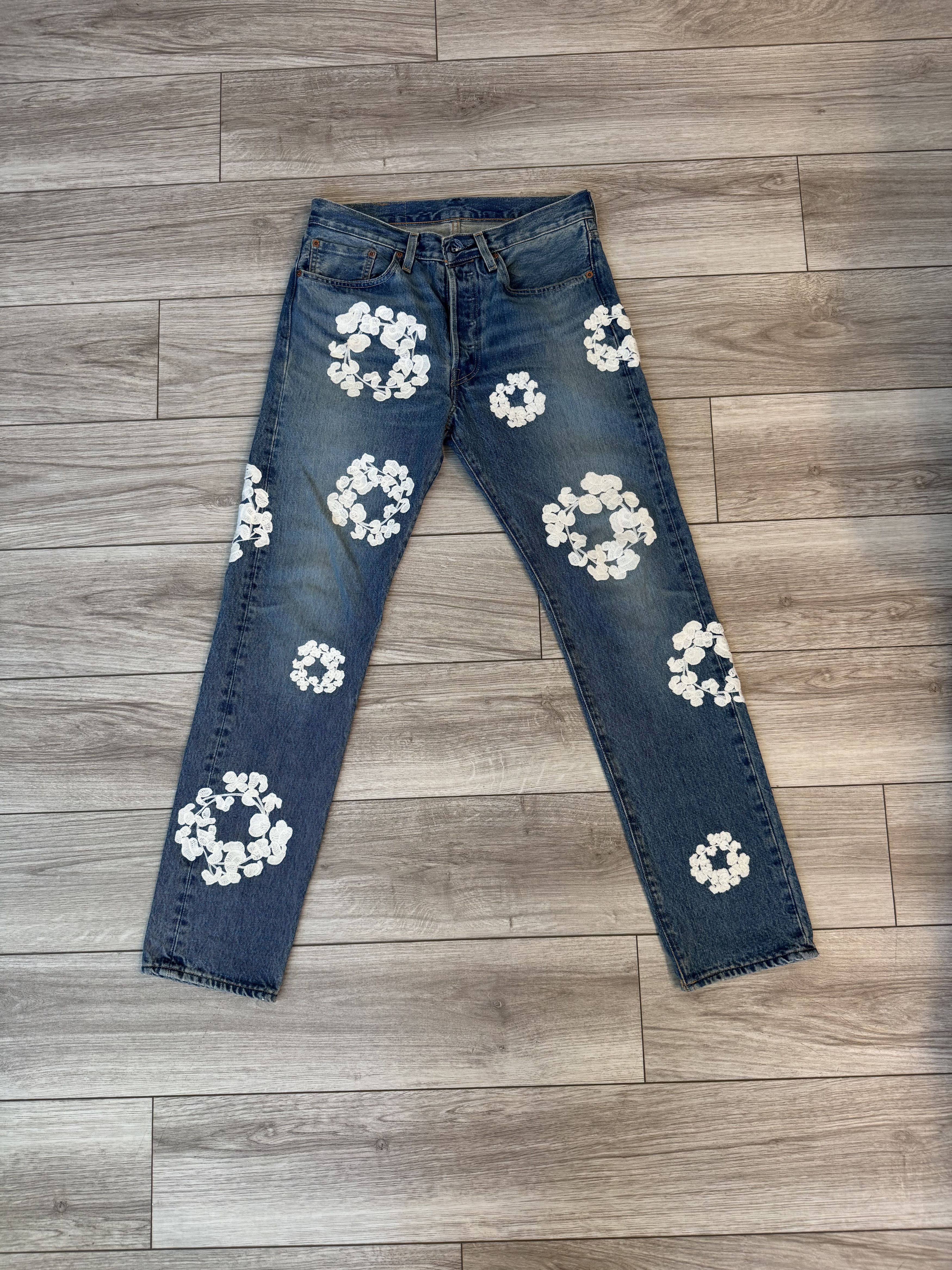 DENIM TEARS Denim Tears X Levi's Chainstitch Cotton Wreath