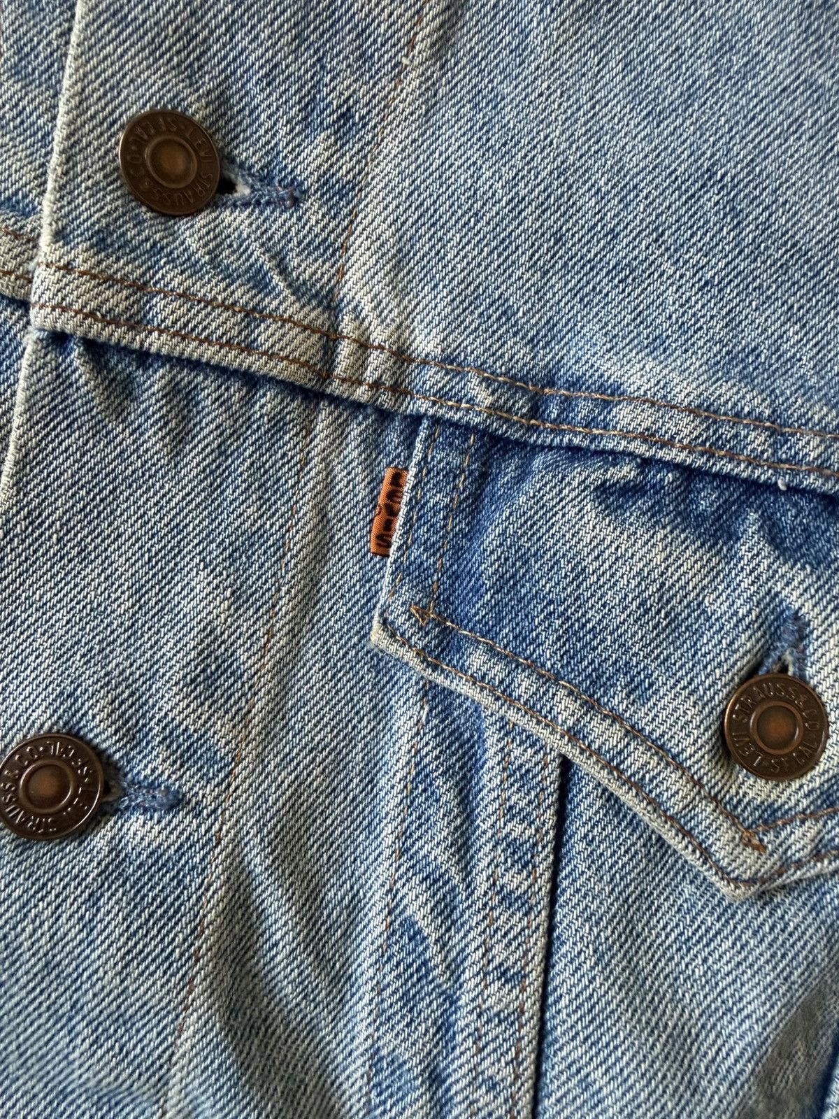 Levi's ‘80s Levi's Light Blue Denim Jacket Size US L / EU 52-54 / 3 - 7 Thumbnail