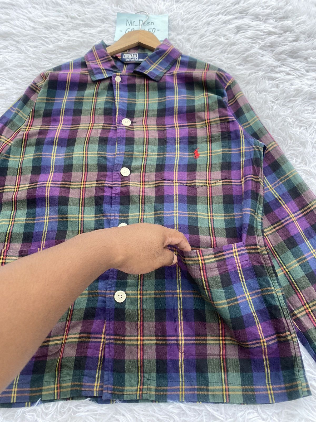 Polo Ralph Lauren Rare Polo Ralph Lauren Checkered Buttons Up Shirt Size US M / EU 48-50 / 2 - 11 Thumbnail