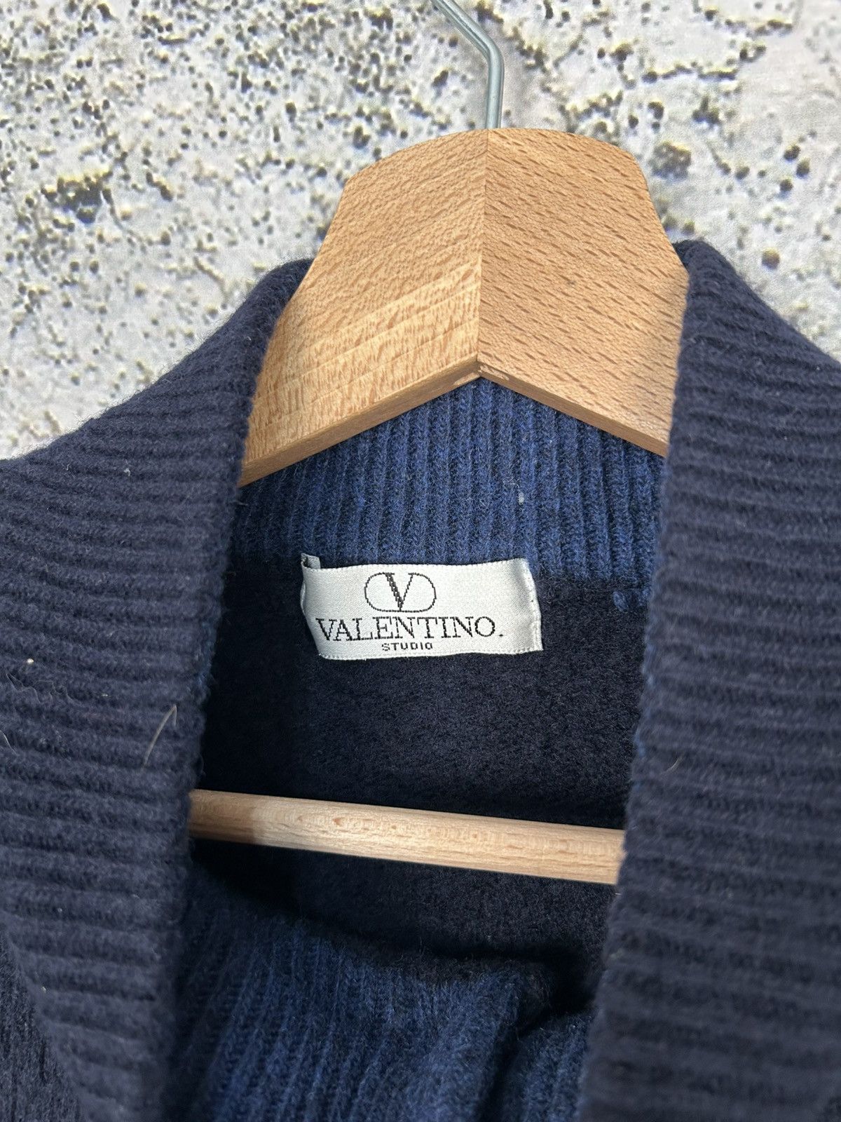 Valentino Valentino Studio Wool Sweater Archive Avant Garde 90s Size US M / EU 48-50 / 2 - 5 Thumbnail