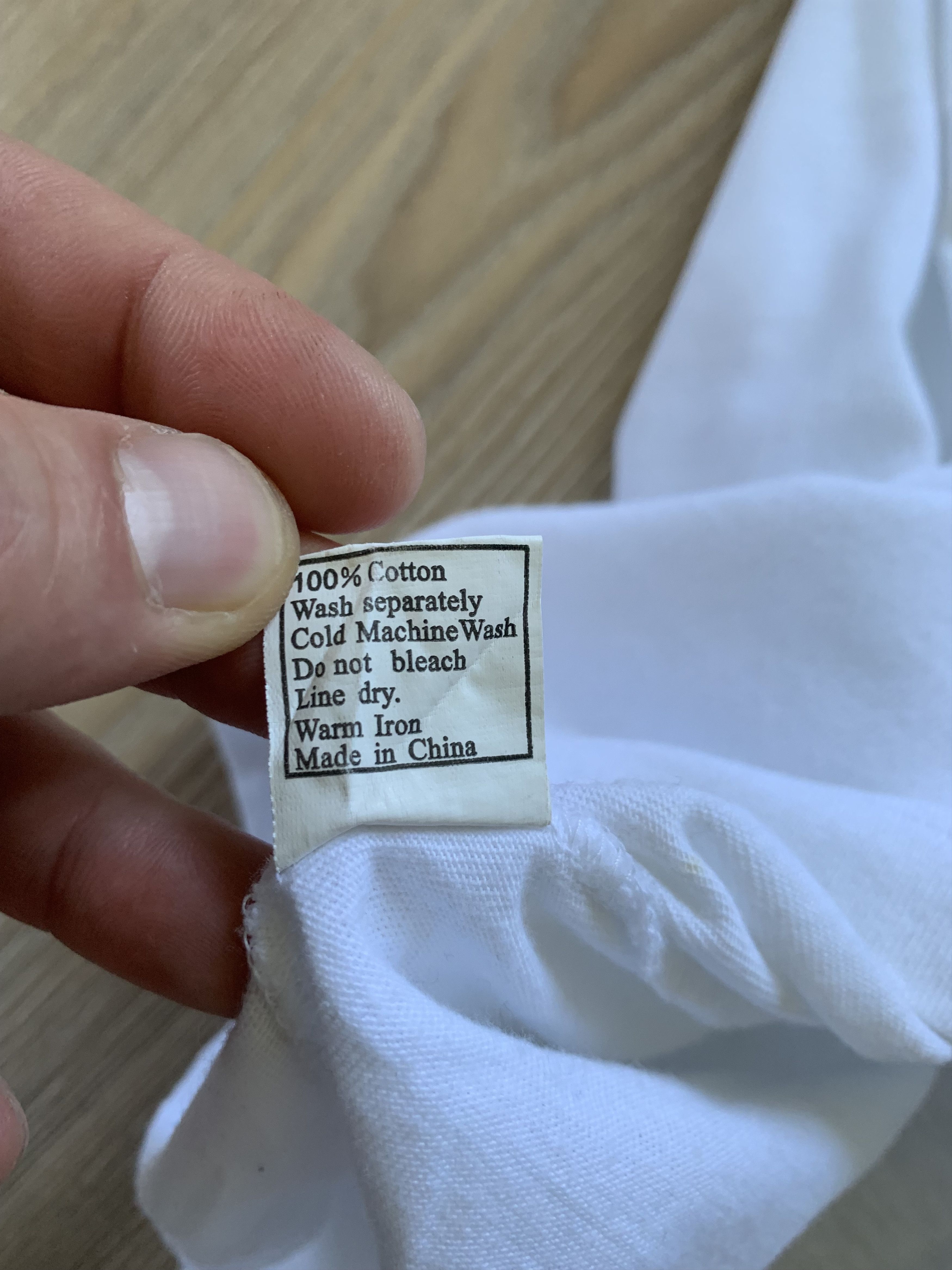 Other Pacific White Cotton Printed T Shirt Size US L / EU 52-54 / 3 - 10 Thumbnail