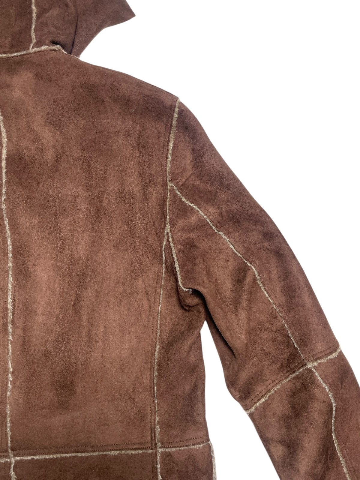 Tornado Mart 2000’s Tornado Mart - Faux Fur Leather Suede Jacket Size US L / EU 52-54 / 3 - 12 Thumbnail