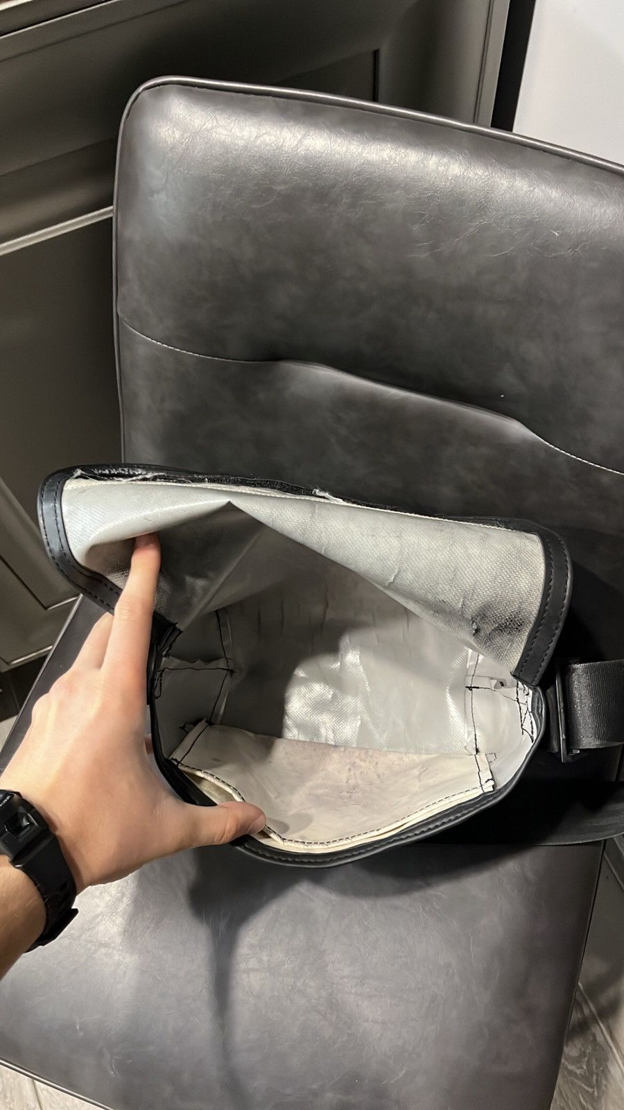 Freitag × Vintage Rare vintage Freitag silver bag Size ONE SIZE - 10 Thumbnail