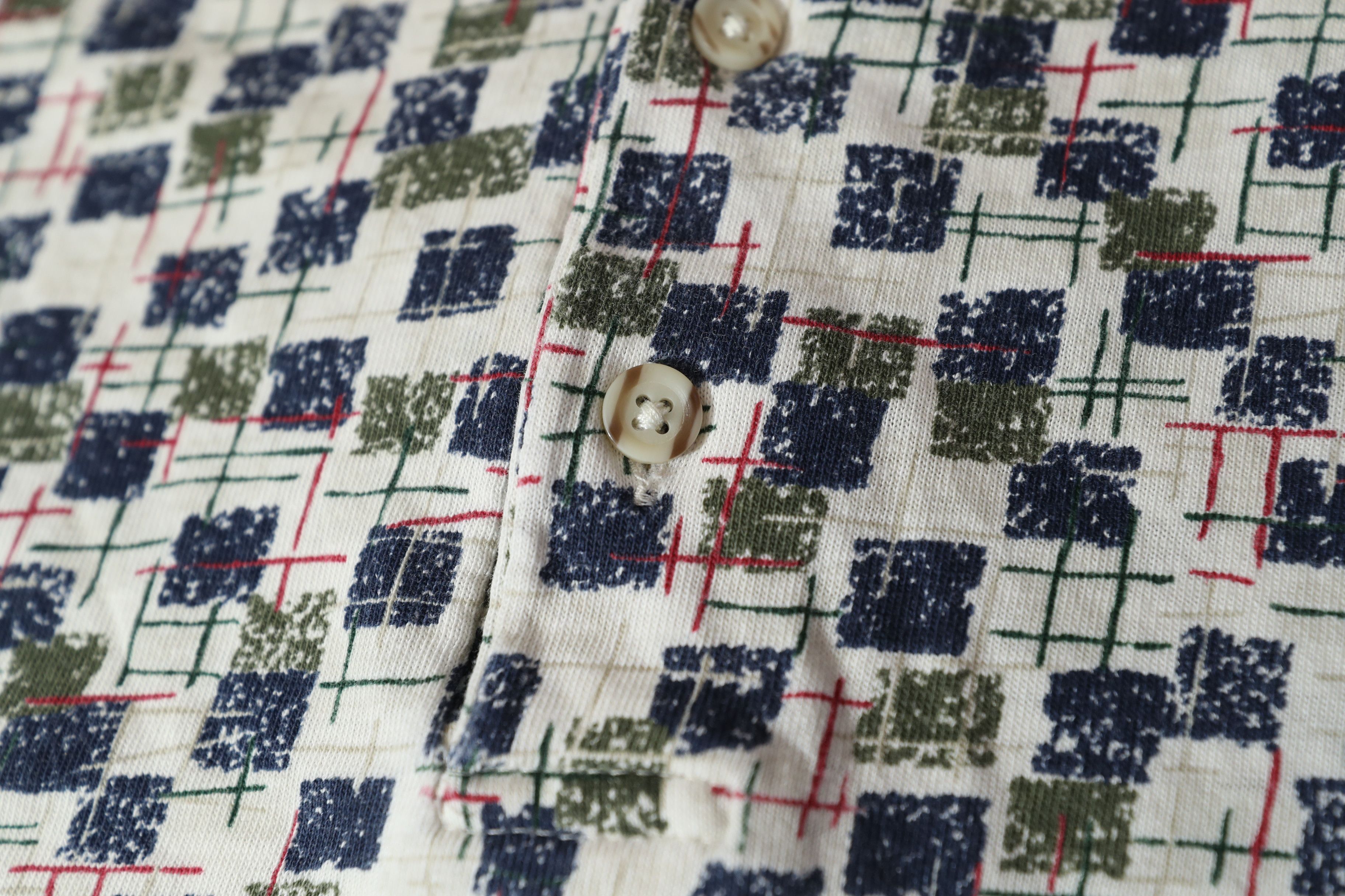 Puritan Puritan Vintage Pattern Polo (L) Size US L / EU 52-54 / 3 - 8 Thumbnail