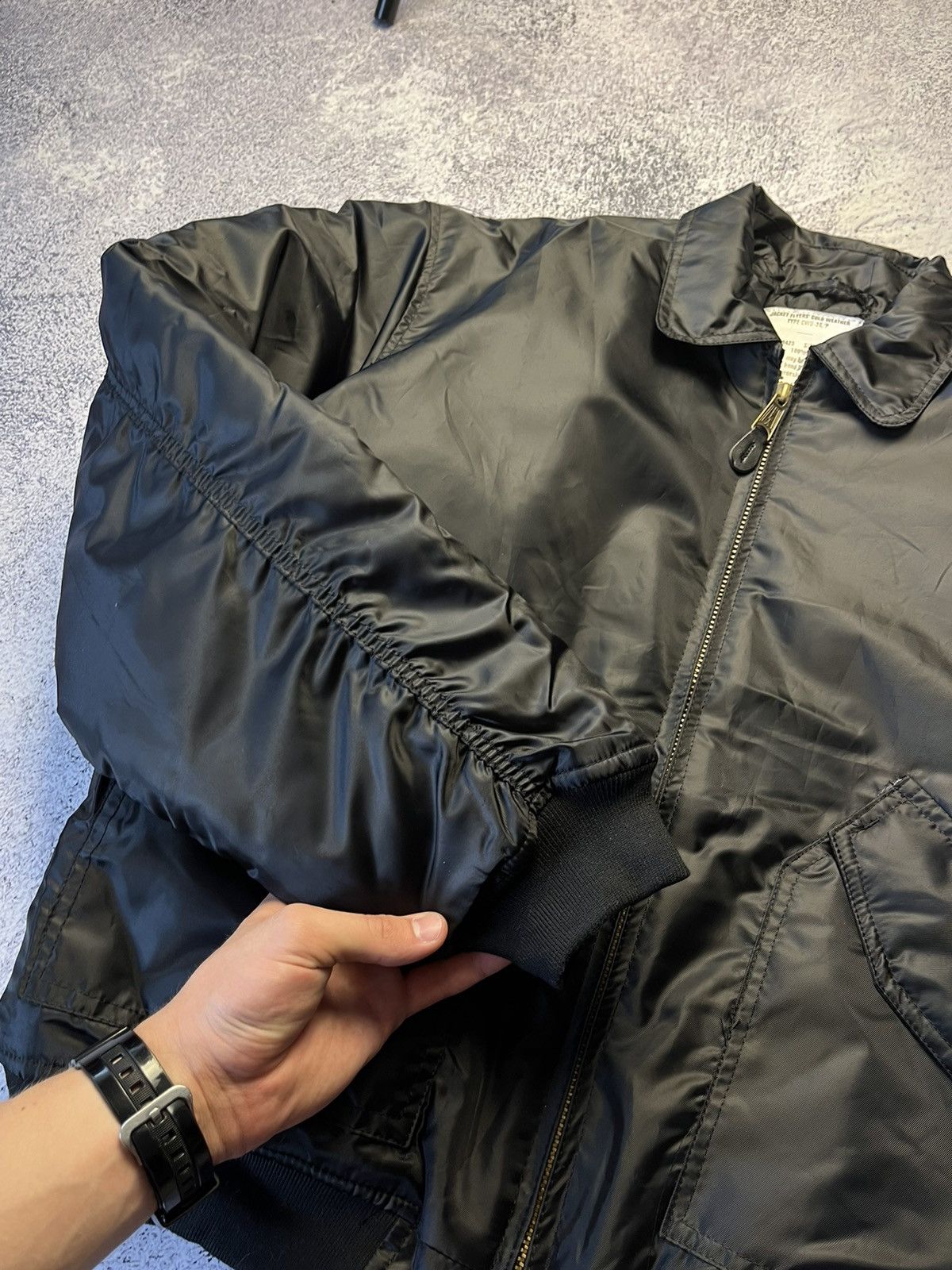 Vintage Vintage black Reversible Bomber Jacket MA1 Size US XXL / EU 58 / 5 - 9 Thumbnail