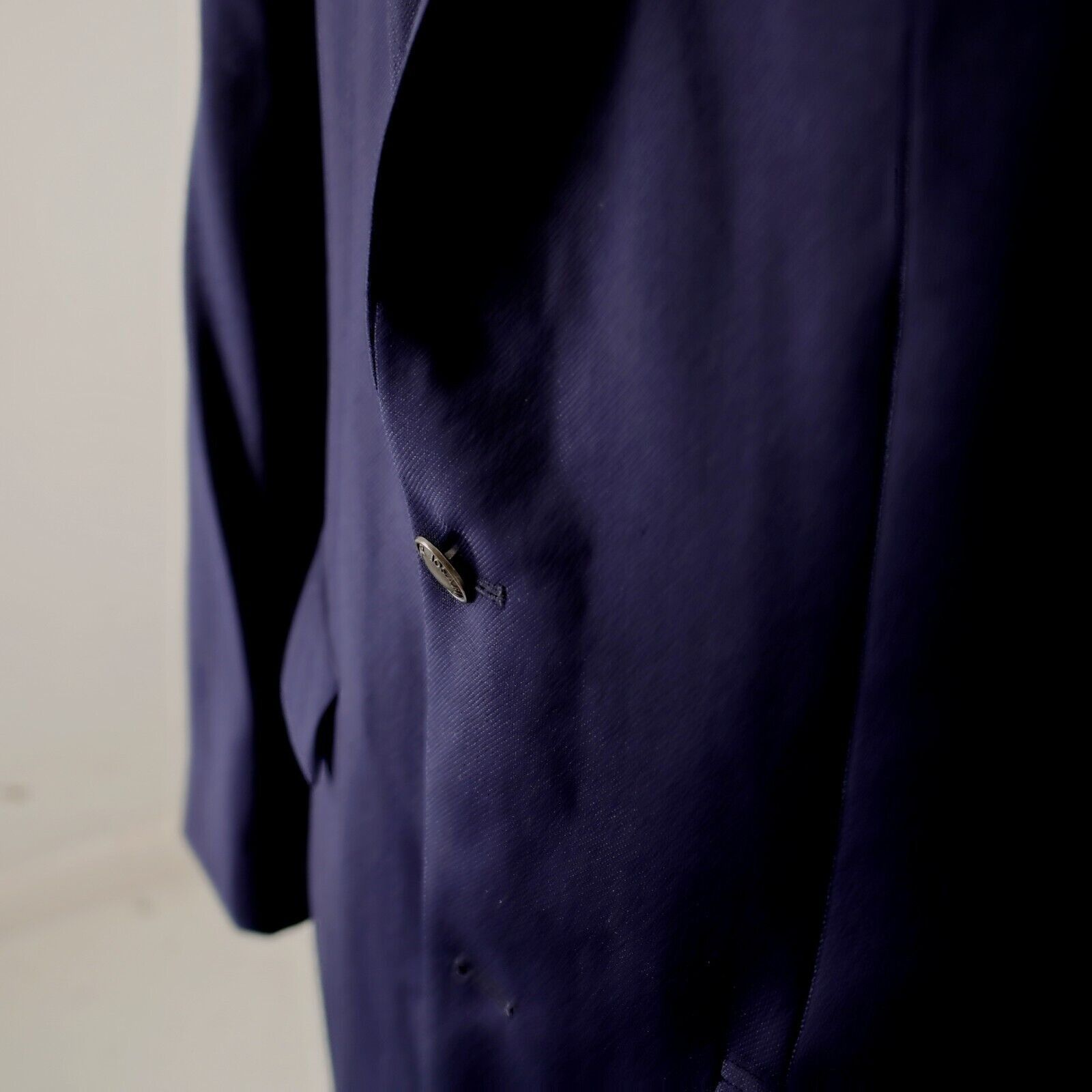 Jos. A. Bank Jos A Bank Traveler's Tailored Fit Wool 2 Button Blue Blazer Size 40R - 4 Thumbnail