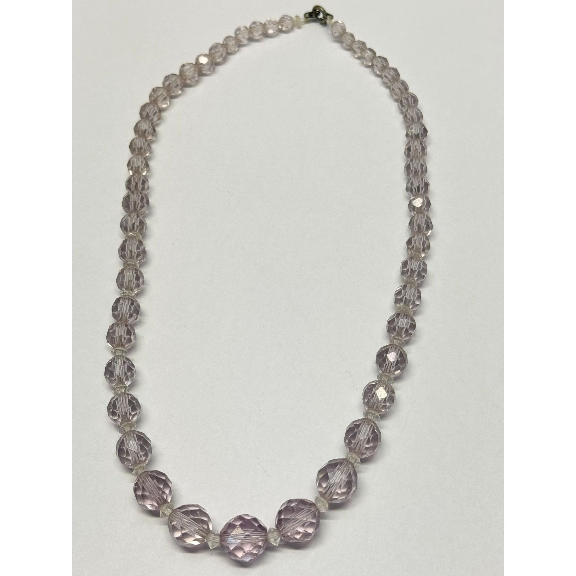 Vintage Vintage purple crystal beaded necklace Size ONE SIZE - 3 Thumbnail