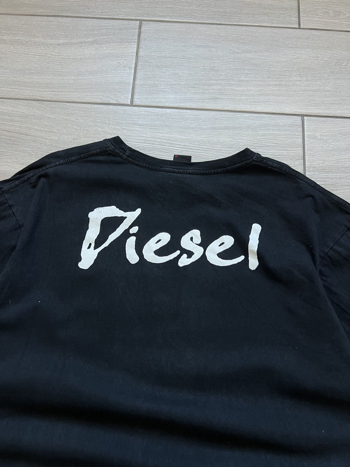 Diesel Vintage Diesel T-Shirt Big Logo Japanese Hype Rare Size US XXL / EU 58 / 5 - 8 Thumbnail
