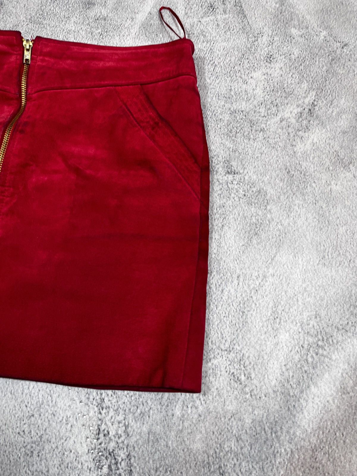 Leather × Vintage Vintage 90s Leather mini skirt retro Japanese style XS Size 28" / US 6 / IT 42 - 8 Thumbnail
