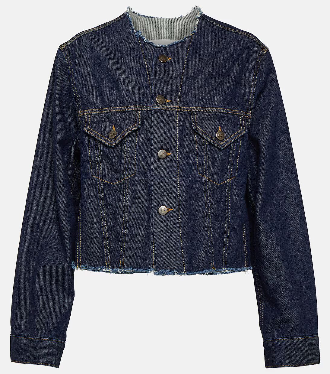 Maison Margiela o1y0625 Denim Jacket in Blue Size XXL / US 16-18 / IT 52-54 - 1 Thumbnail