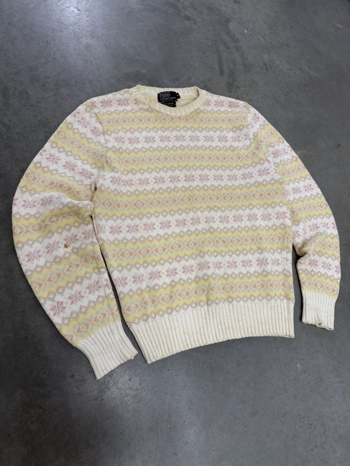 Polo Ralph Lauren Vintage Polo Ralph Lauren Knit Sweater Great Britain 90s S Size US S / EU 44-46 / 1 - 4 Thumbnail