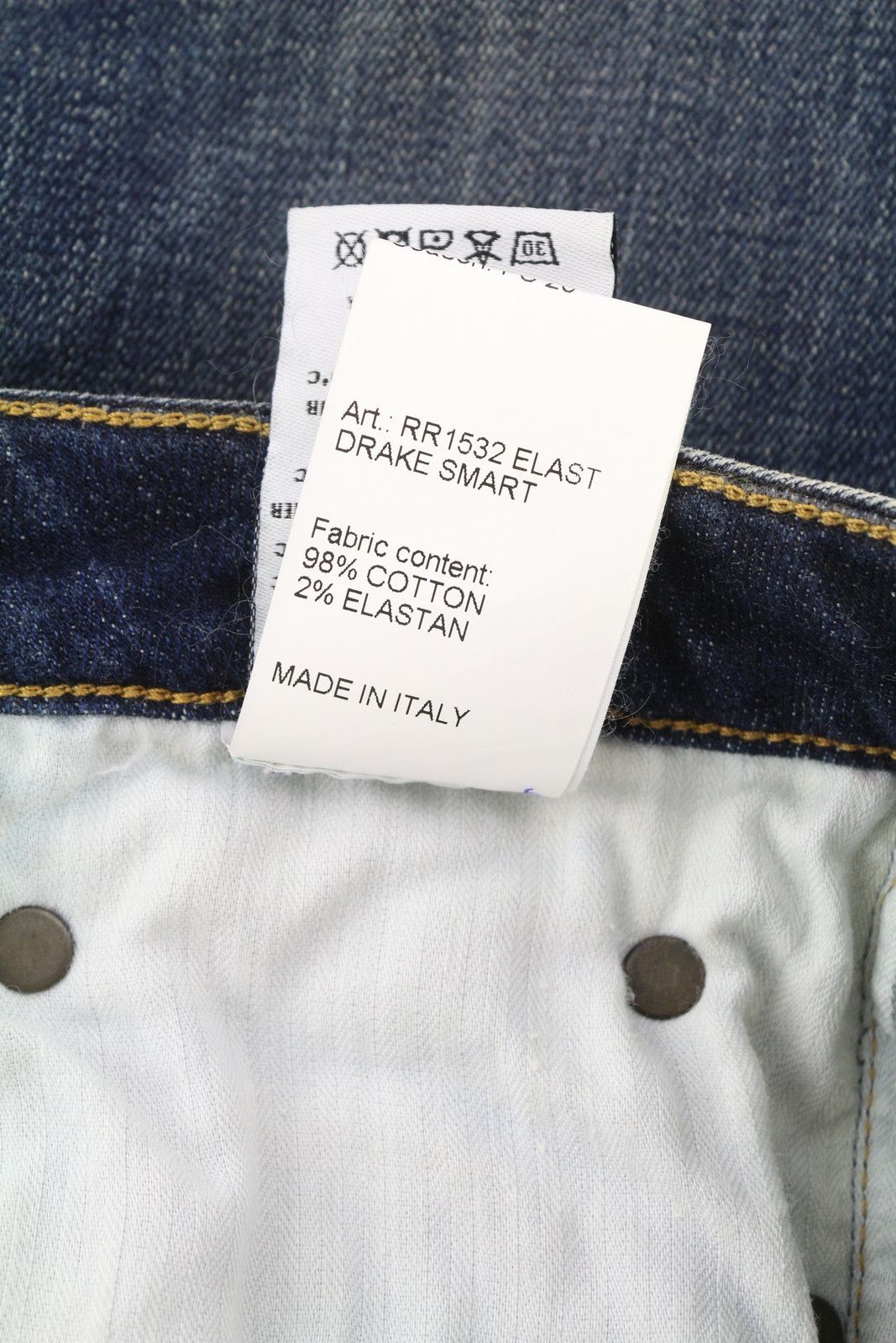 R13 KATE 27 Skinny Ankle Zip Fly Faded Washed Dark Blue 85425 Size 27" / US 4 / IT 40 - 8 Thumbnail